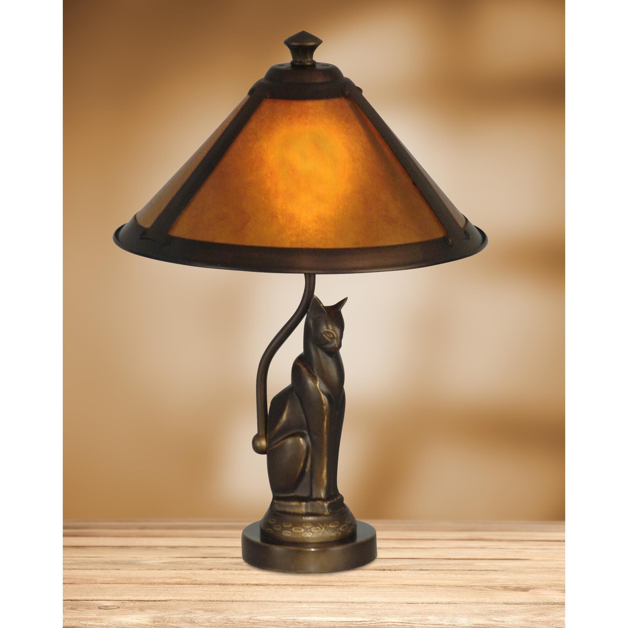 Ginger Mica 17 Inch Accent Lamp by Dale Tiffany