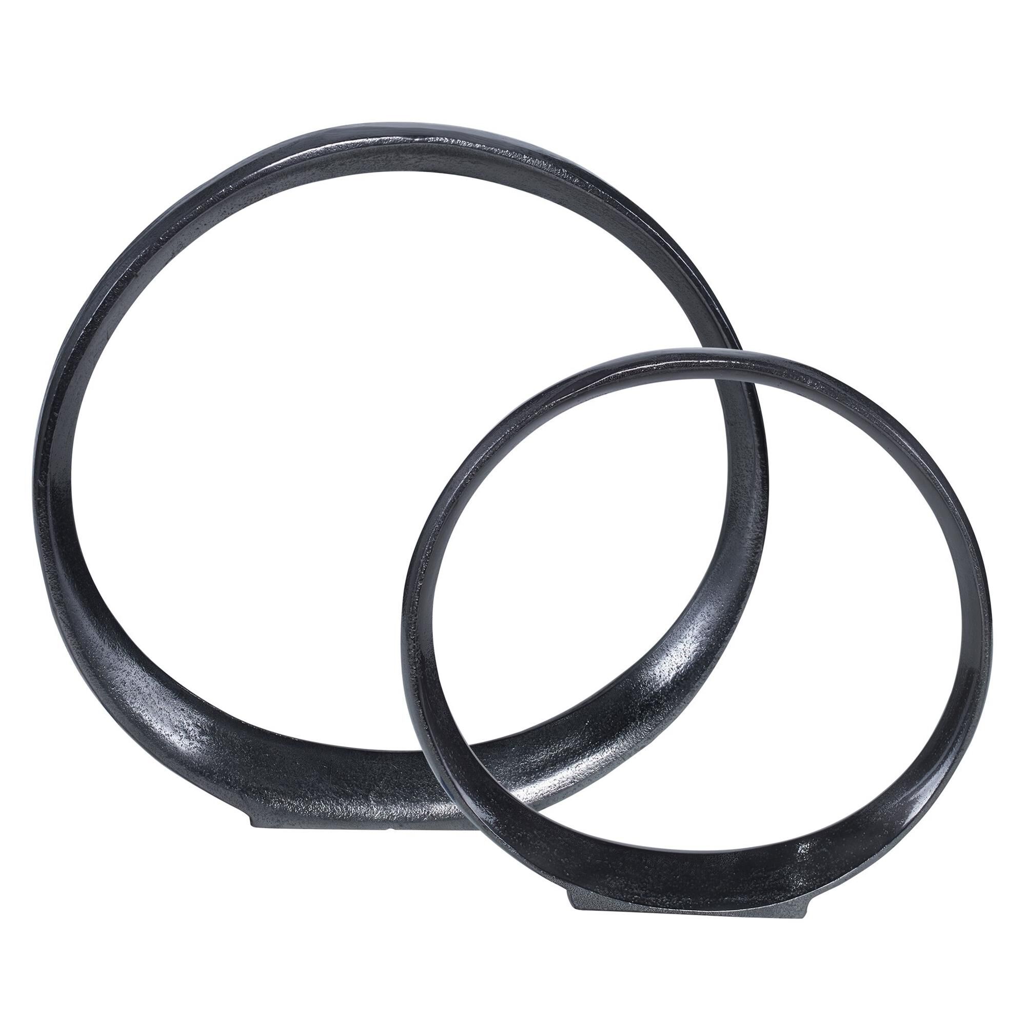 Shown in Aluminum Accessories Showcase A Contemporary Look With Streamlined Curves Finished In Black Nickel.  finish
