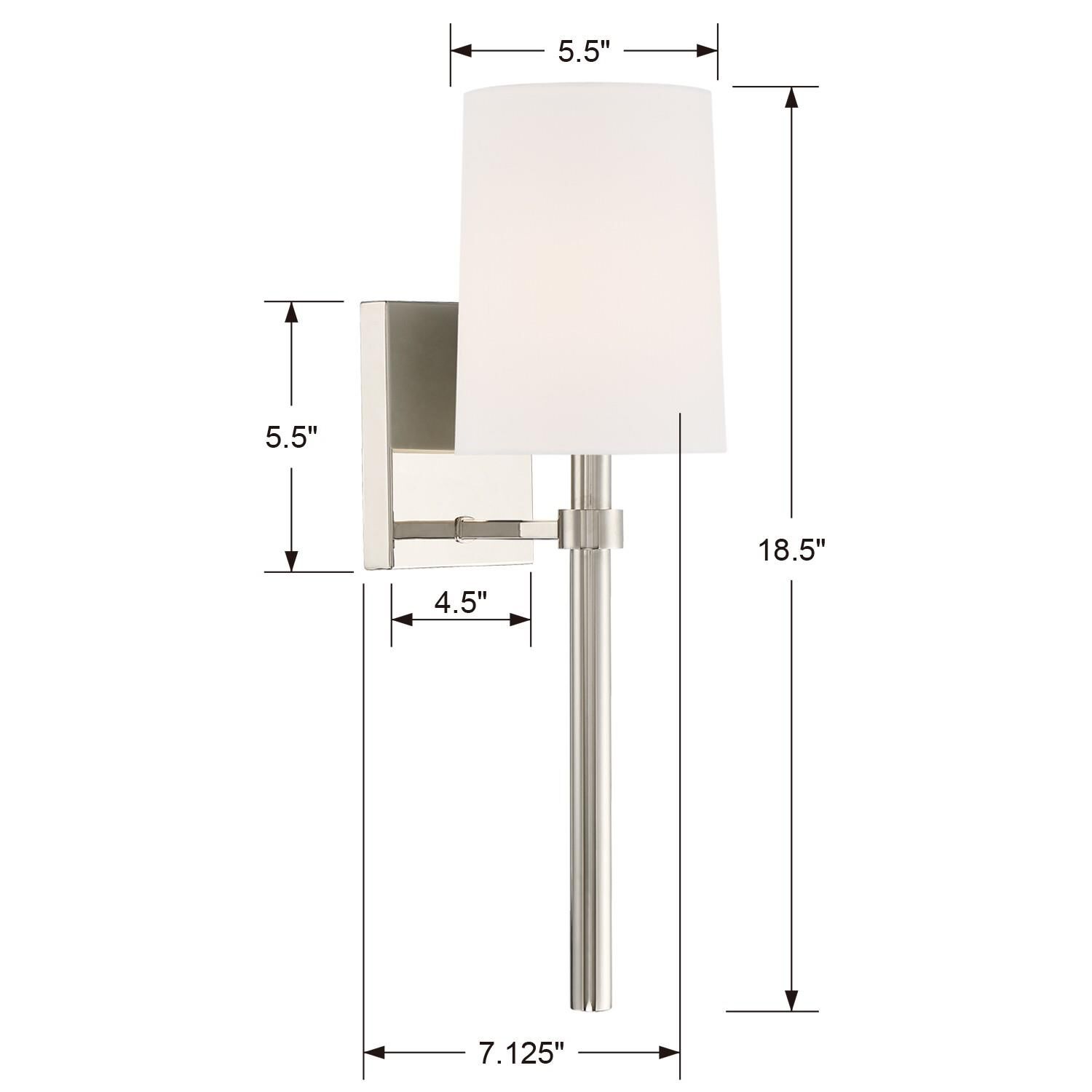 Crystorama Bromley 18 Inch Wall Sconce