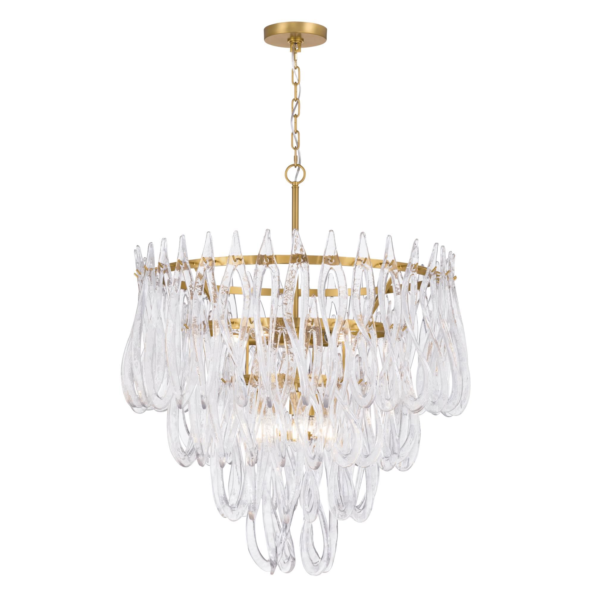 Glassara 32 Inch Chandelier by Metropolitan Lighting