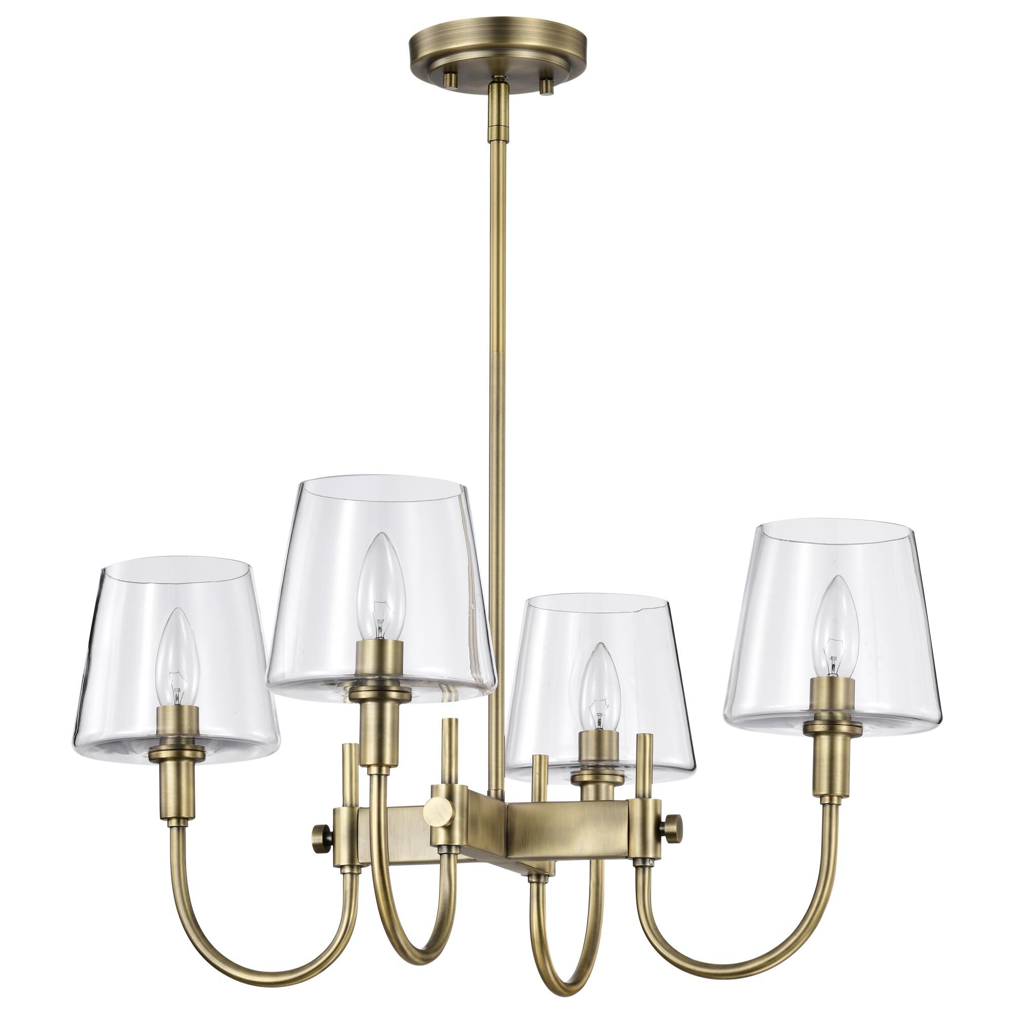 Brookside 4 Light Chandelier by Nuvo Lighting