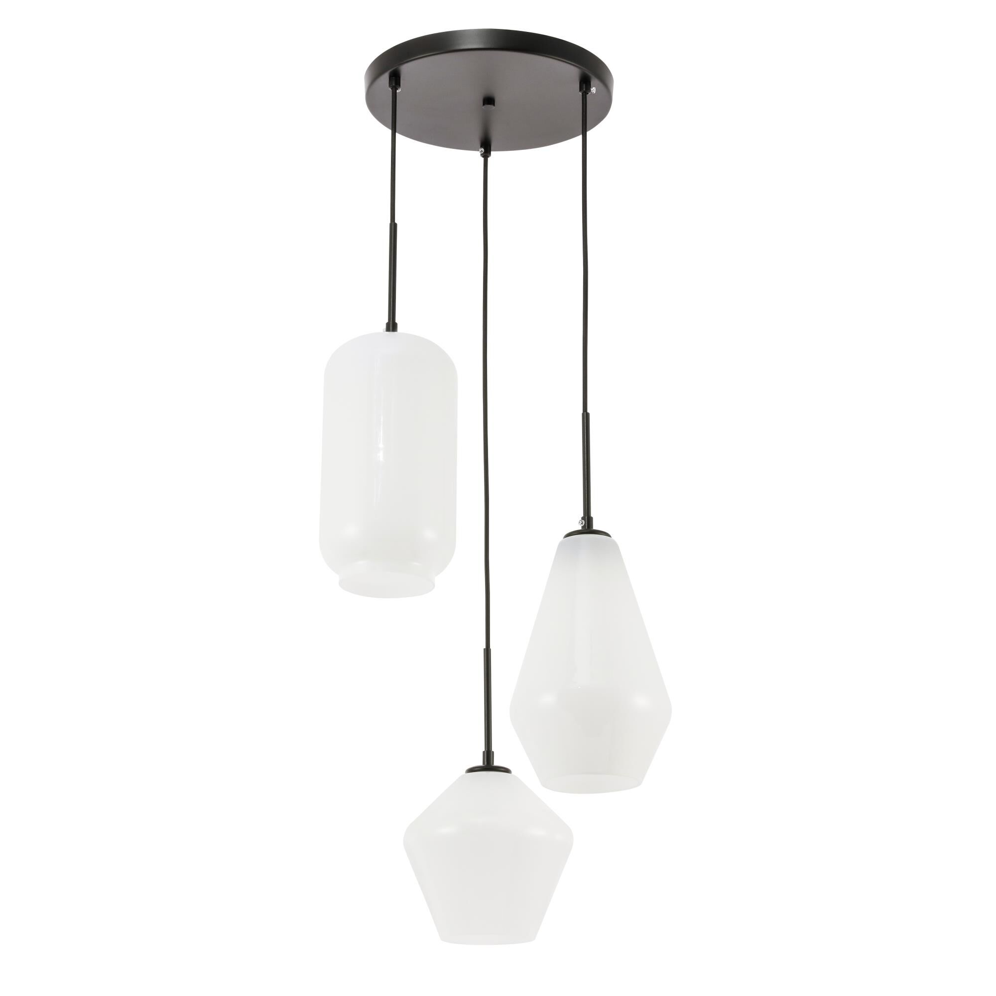 Gene 17 Inch Multi Light Pendant by Elegant Lighting