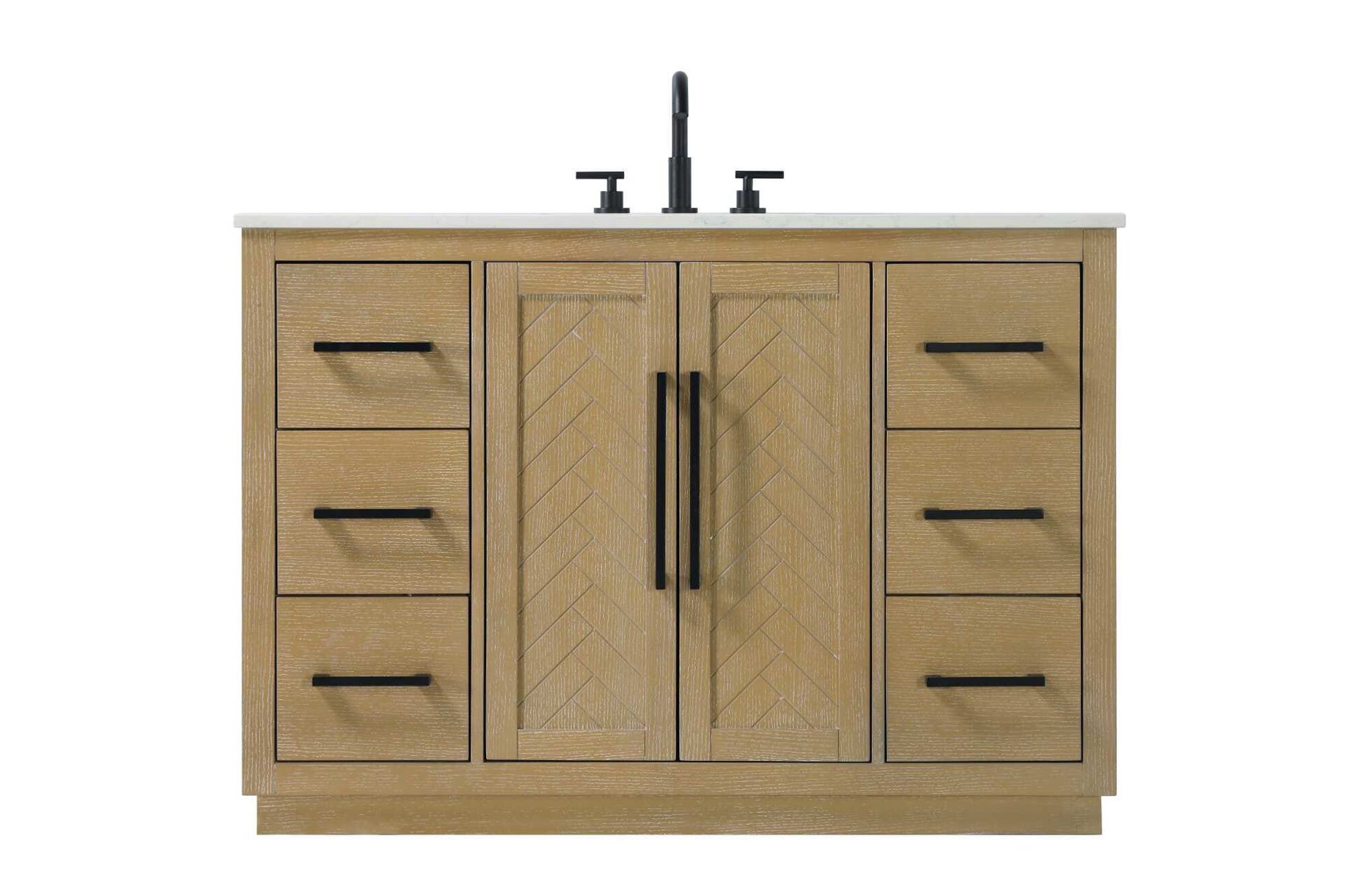 Shown in Linen Oak finish