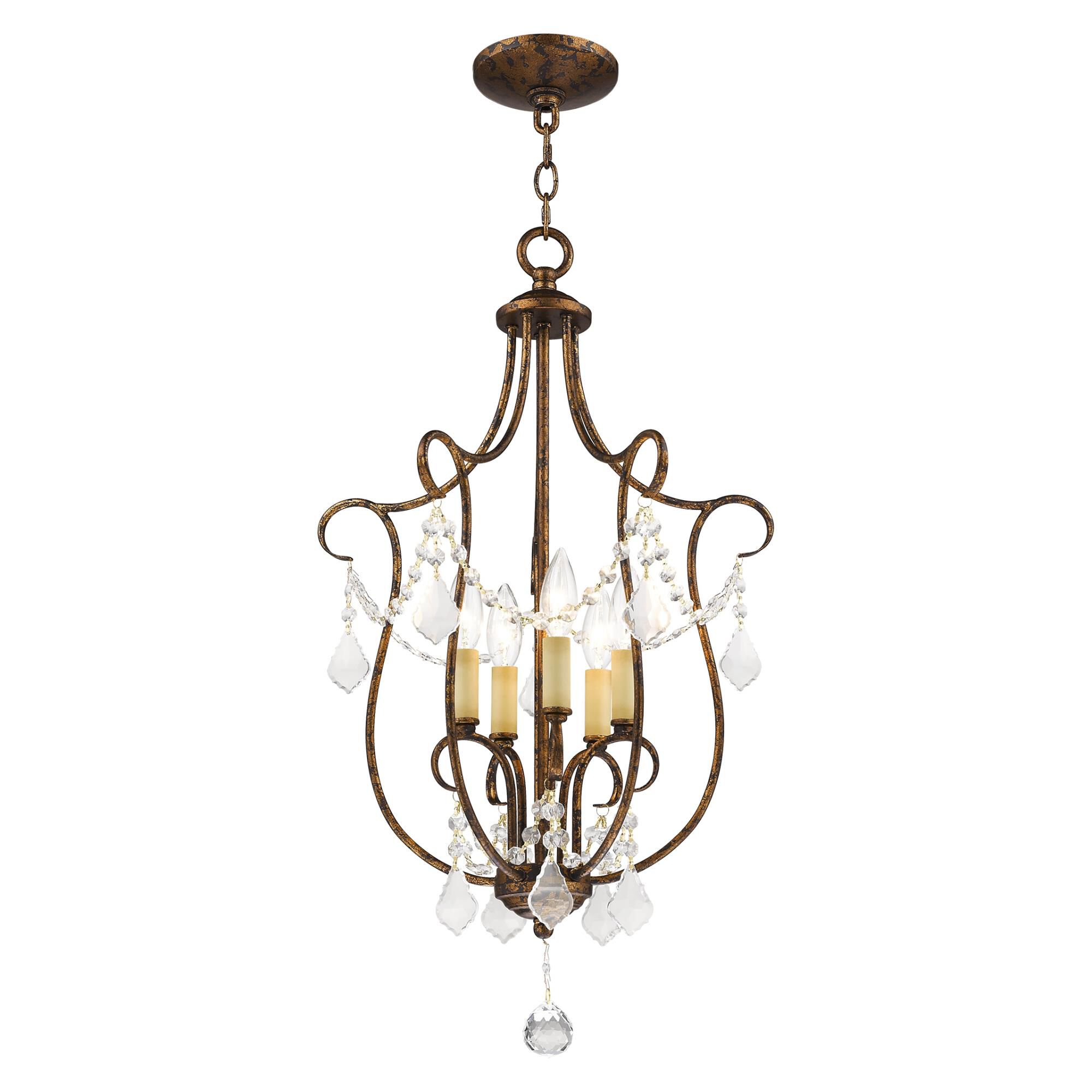 Chesterfield 16 Inch Cage Pendant by Livex Lighting