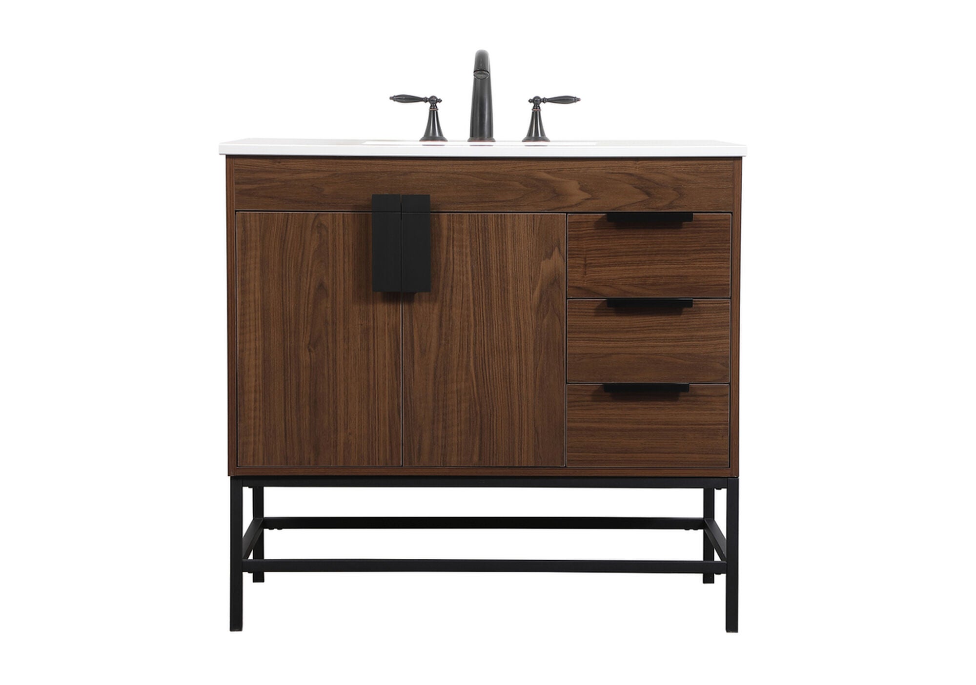 Shown in Walnut finish