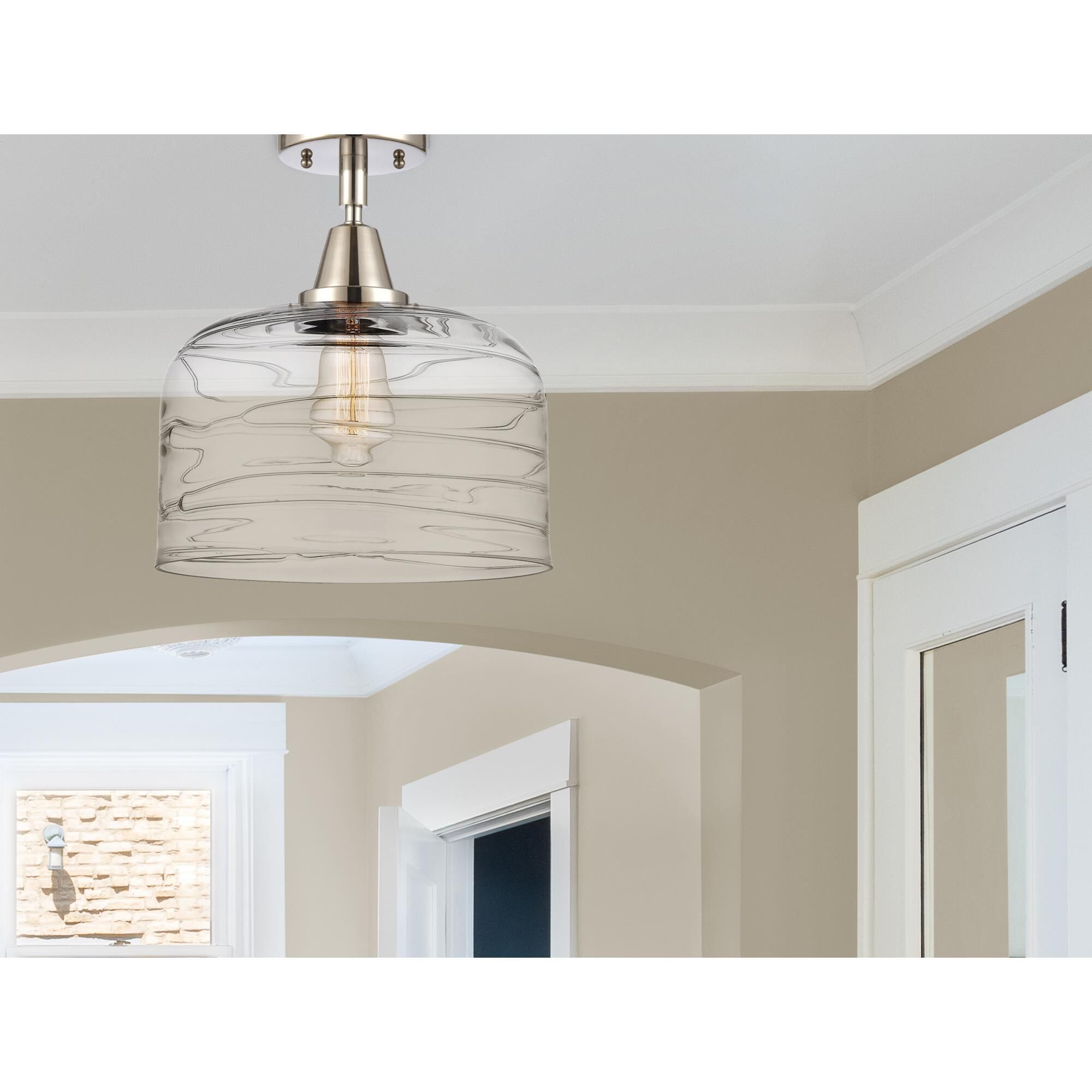 Bruno Marashlian Bell 12 Inch 1 Light Flush Mount by Innovations Lighting