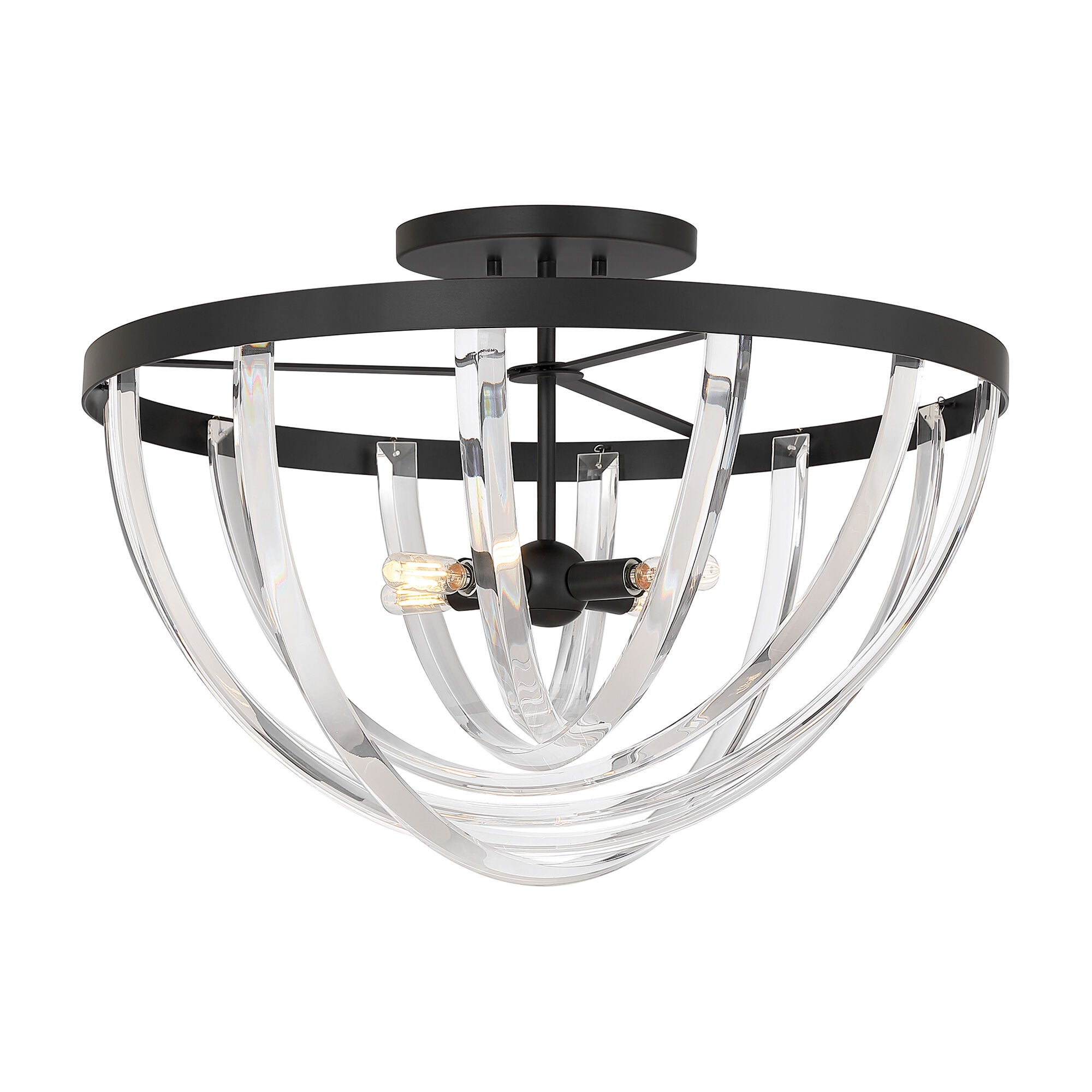 Jennings 24 Inch Semi Flush Mount,