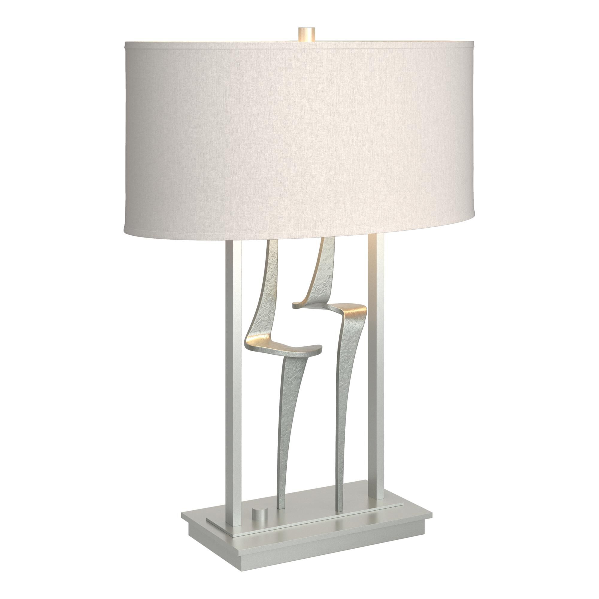 Shown in Vintage Platinum finish and Flax shade