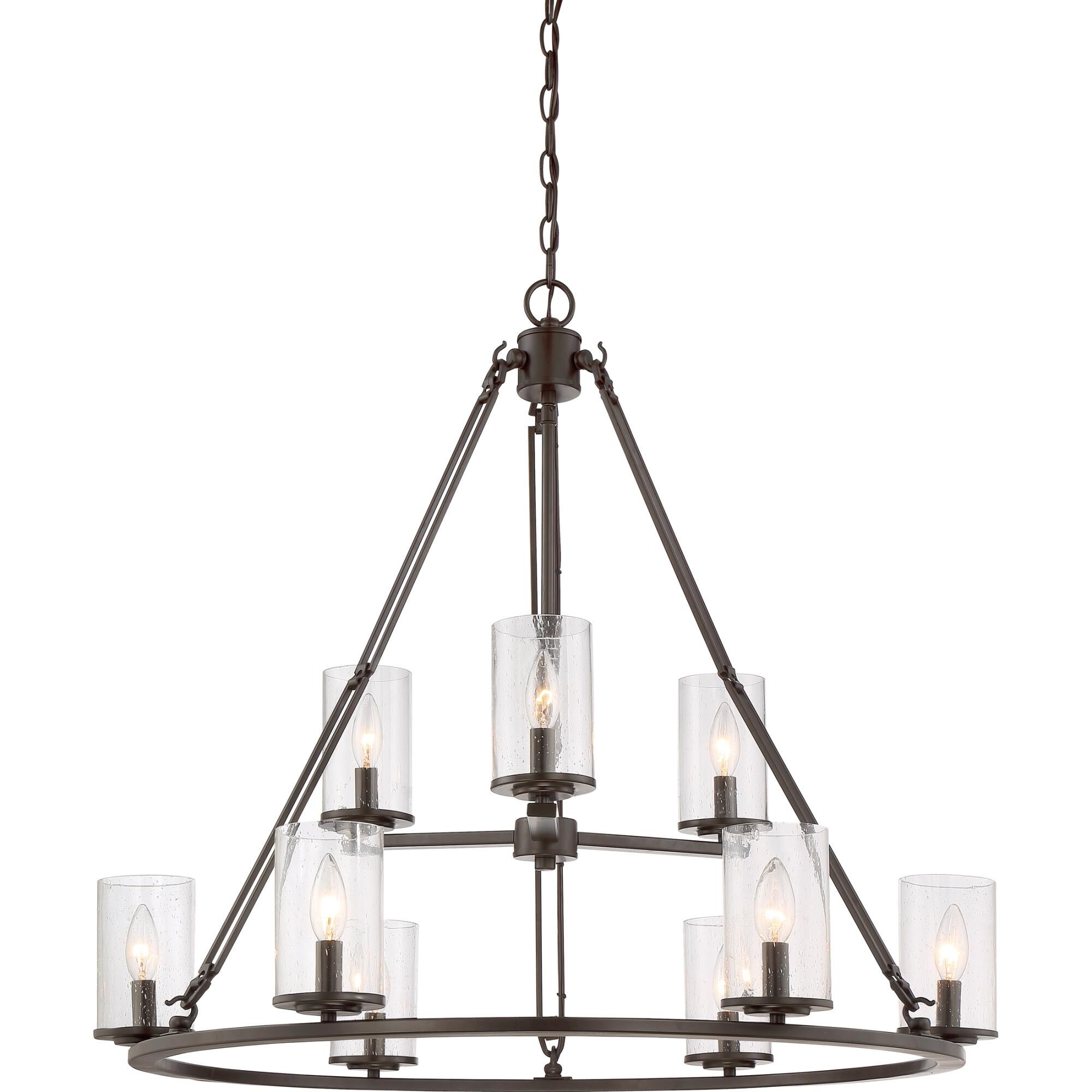 Buchanan 33 Inch 9 Light Chandelier by Quoizel