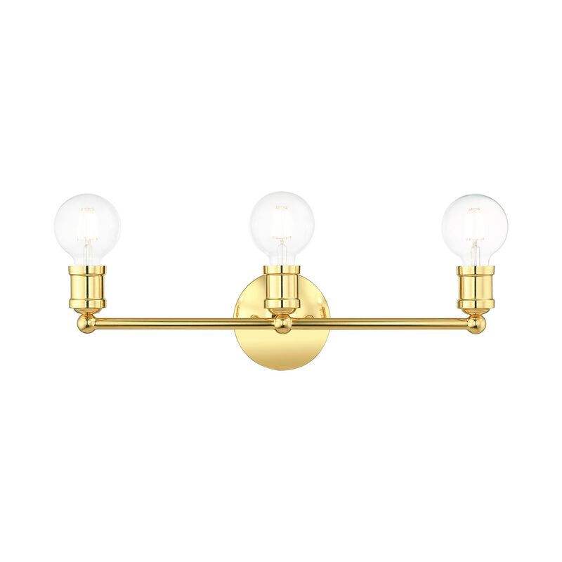 Lansdale 20 Inch 3 Light Bath Vanity Light by Livex Lighting