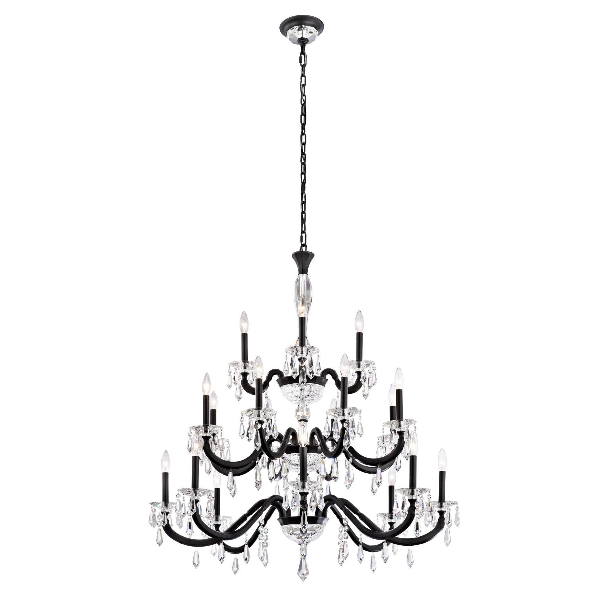 Napoli 42 Inch 20 Light Chandelier by Schonbek