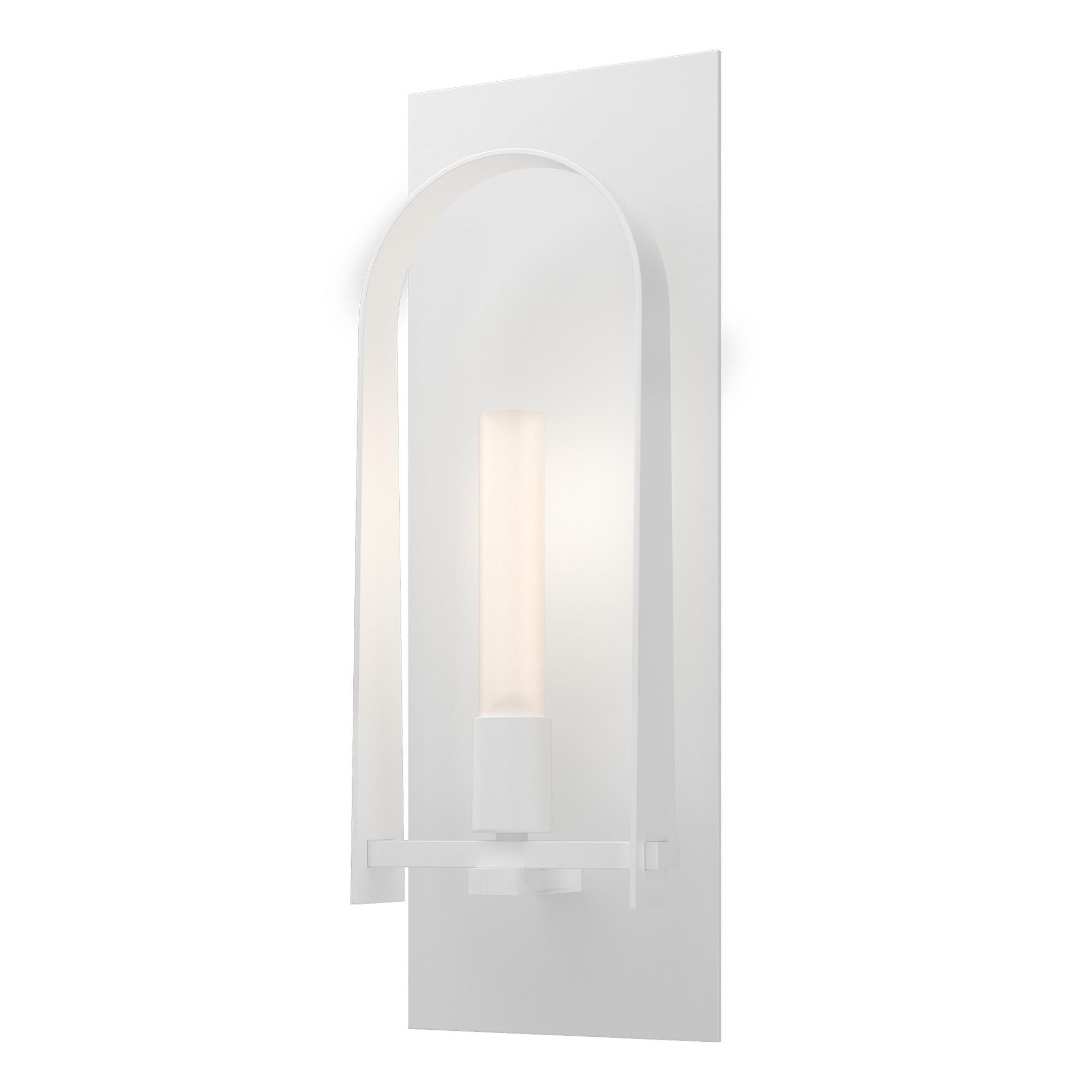 Shown in White finish and Frosted glass and Frosted Glass shade