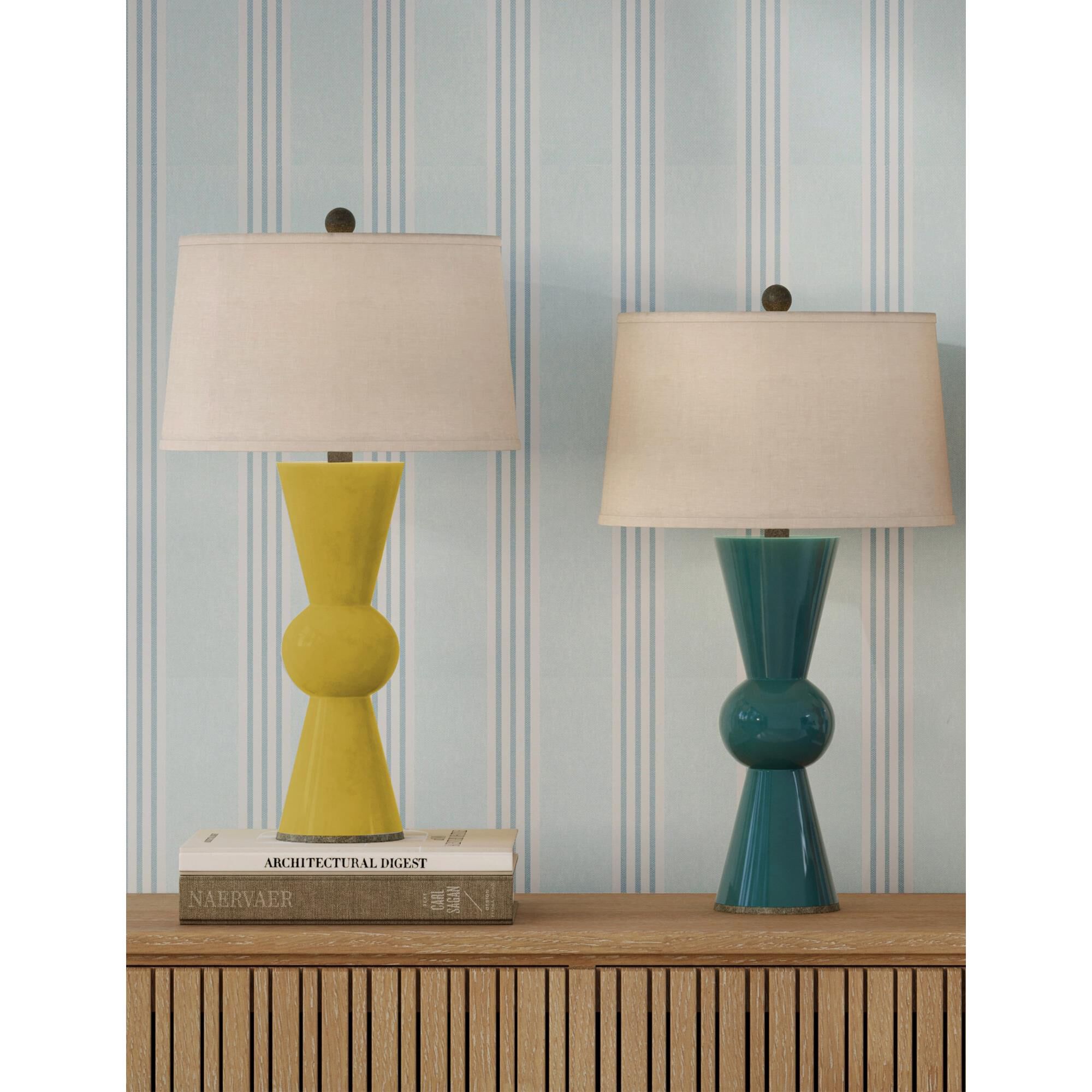 Shown in Yellow finish and Included shade