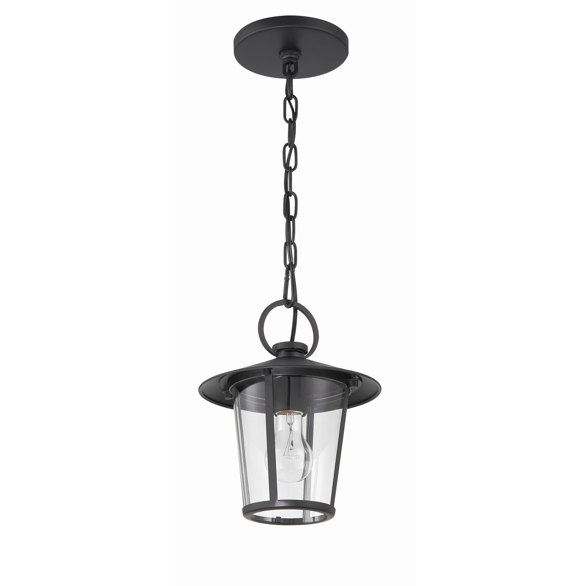 Crystorama Andover 11 Inch Tall Outdoor Hanging Lantern