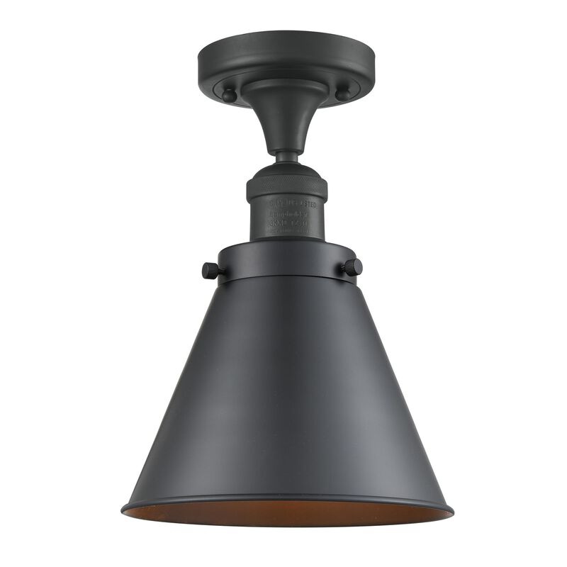 Bruno Marashlian Appalachian 8 Inch 1 Light Semi Flush Mount by Innovations Lighting