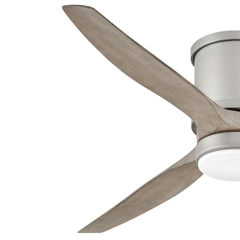 Hover Outdoor Rated 52 Inch Flush Mount Fan with Light Kit by Hinkley Lighting