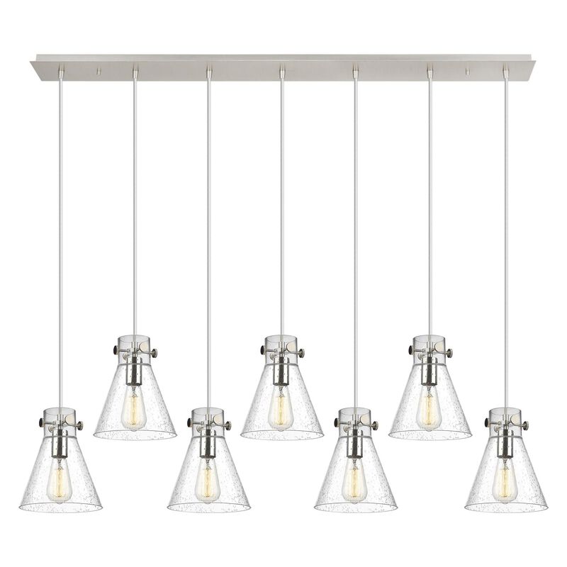 Bruno Marashlian Newton Cone 51 Inch 7 Light Linear Suspension Light by Innovations Lighting