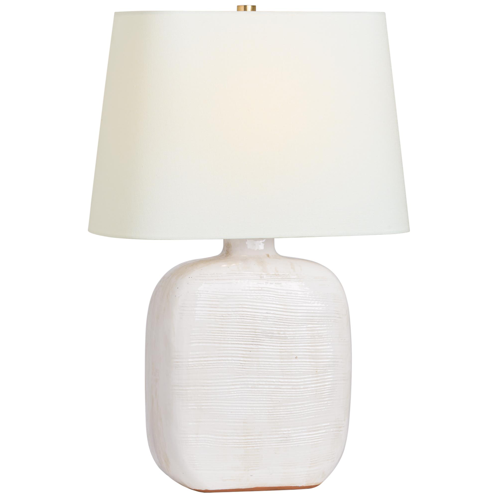 Shown in Glossy White Crackle finish