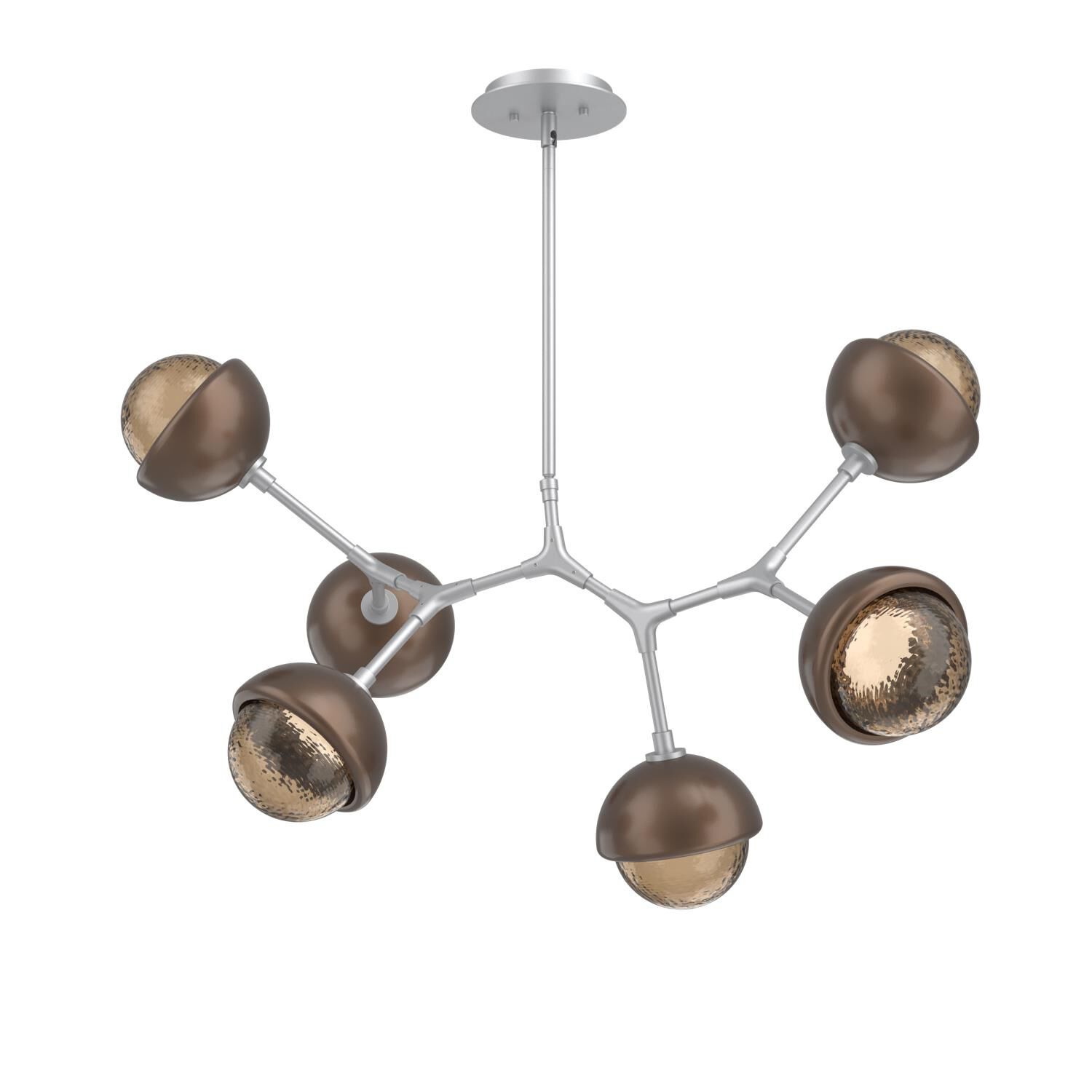 Shown in Classic Silver finish and Bronze glass and Burnished Bronze accent