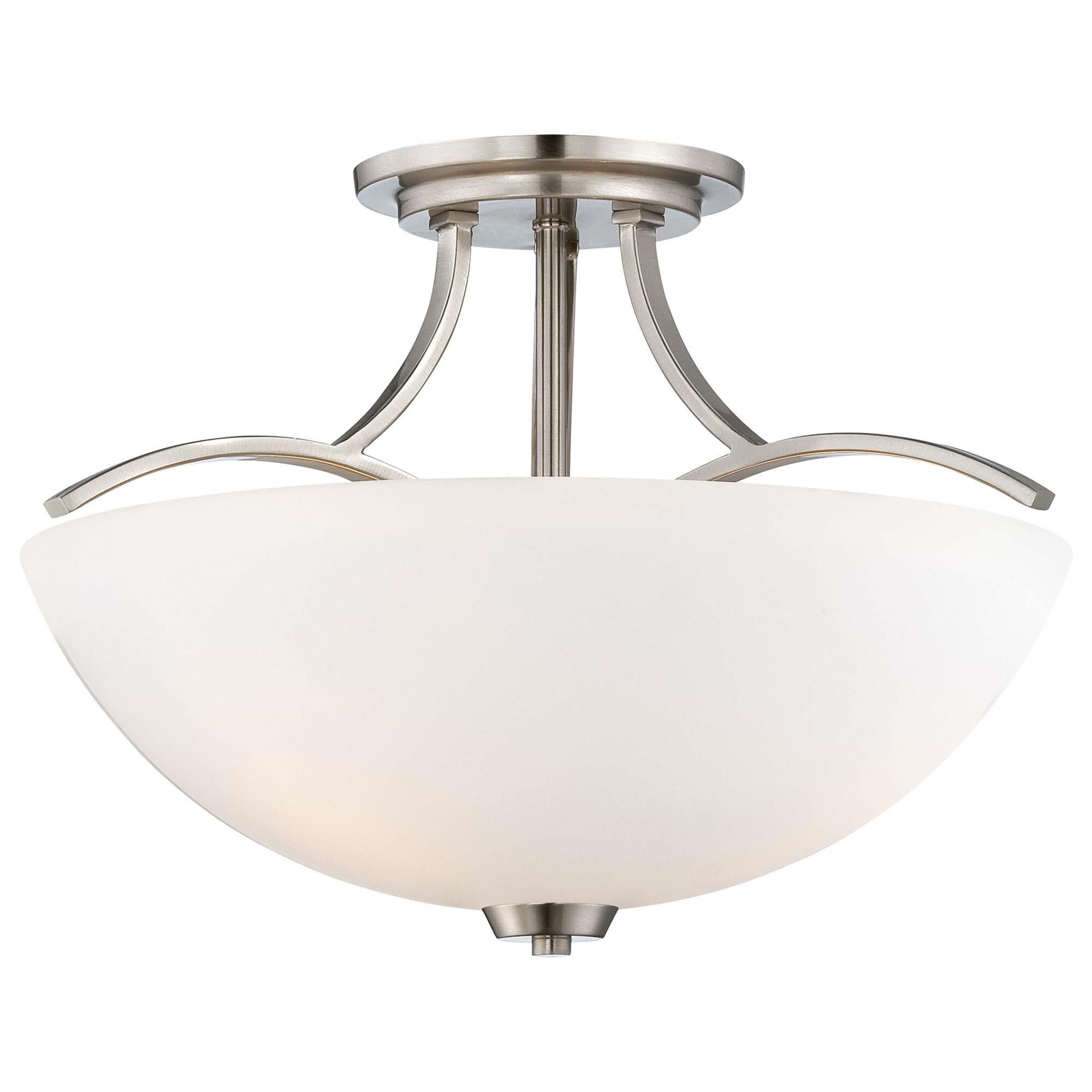 Overland Park 16 Inch 3 Light Semi Flush Mount by Minka Lavery