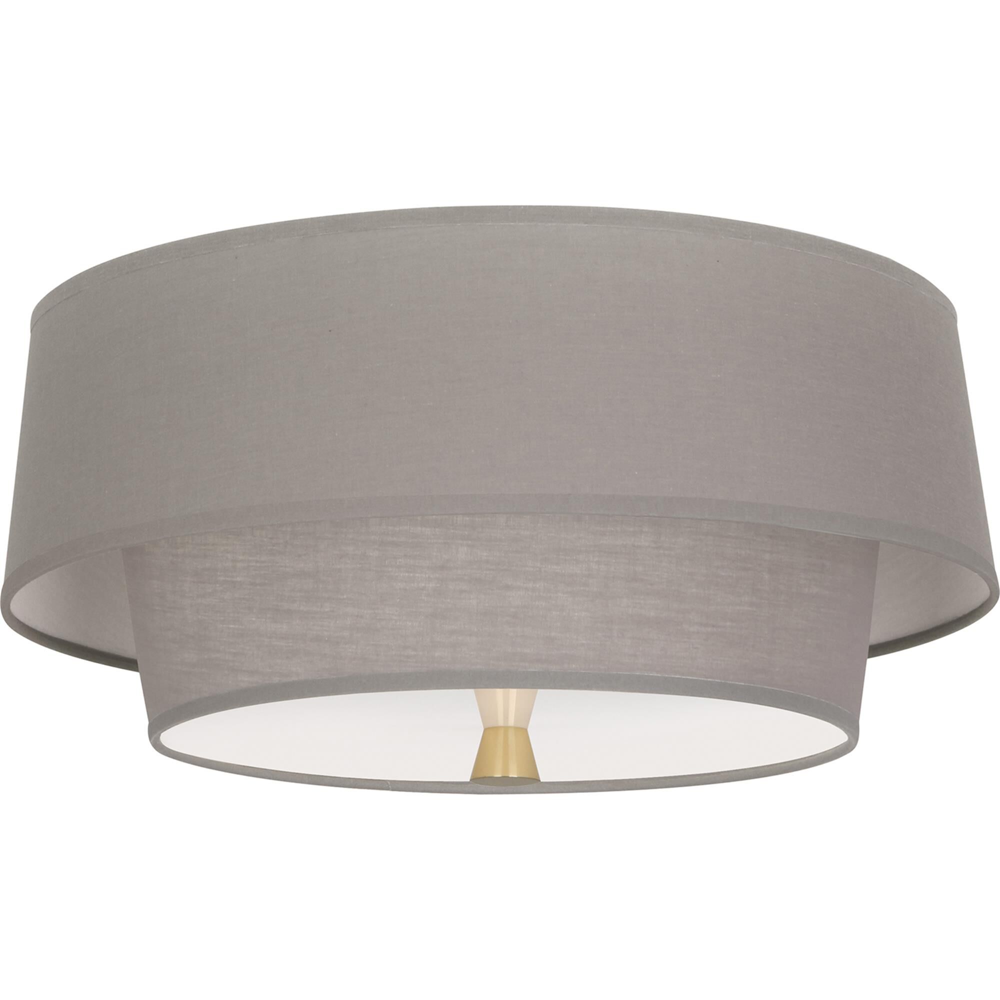 Decker 17 Inch Flush Mount by Robert Abbey
