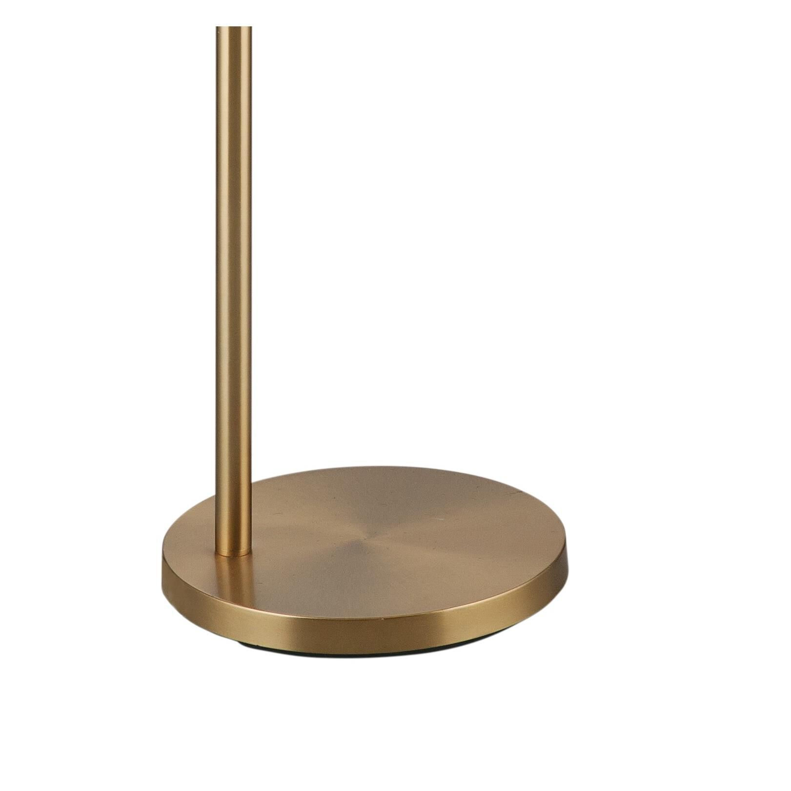 Shown in Gold finish and White shade