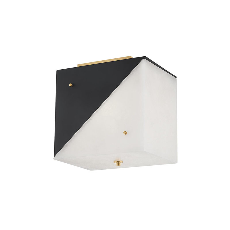 Kelly Behun Ratio 8 Inch 3 Light Flush Mount by Hudson Valley Lighting
