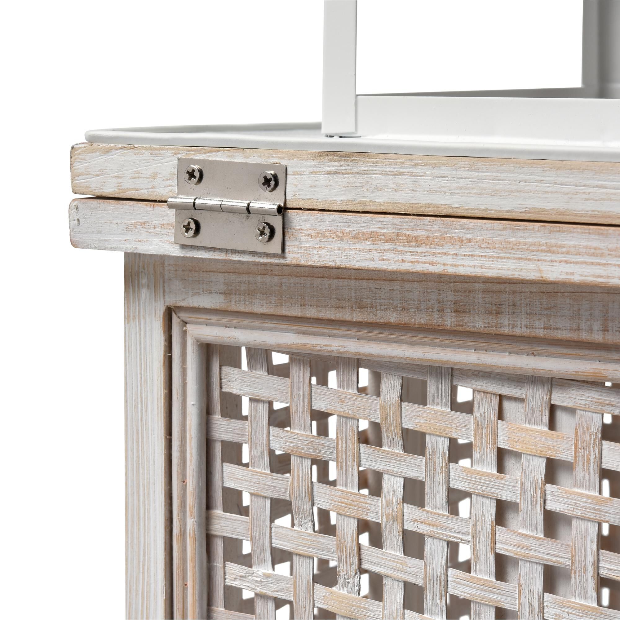 Shown in Weathered White finish