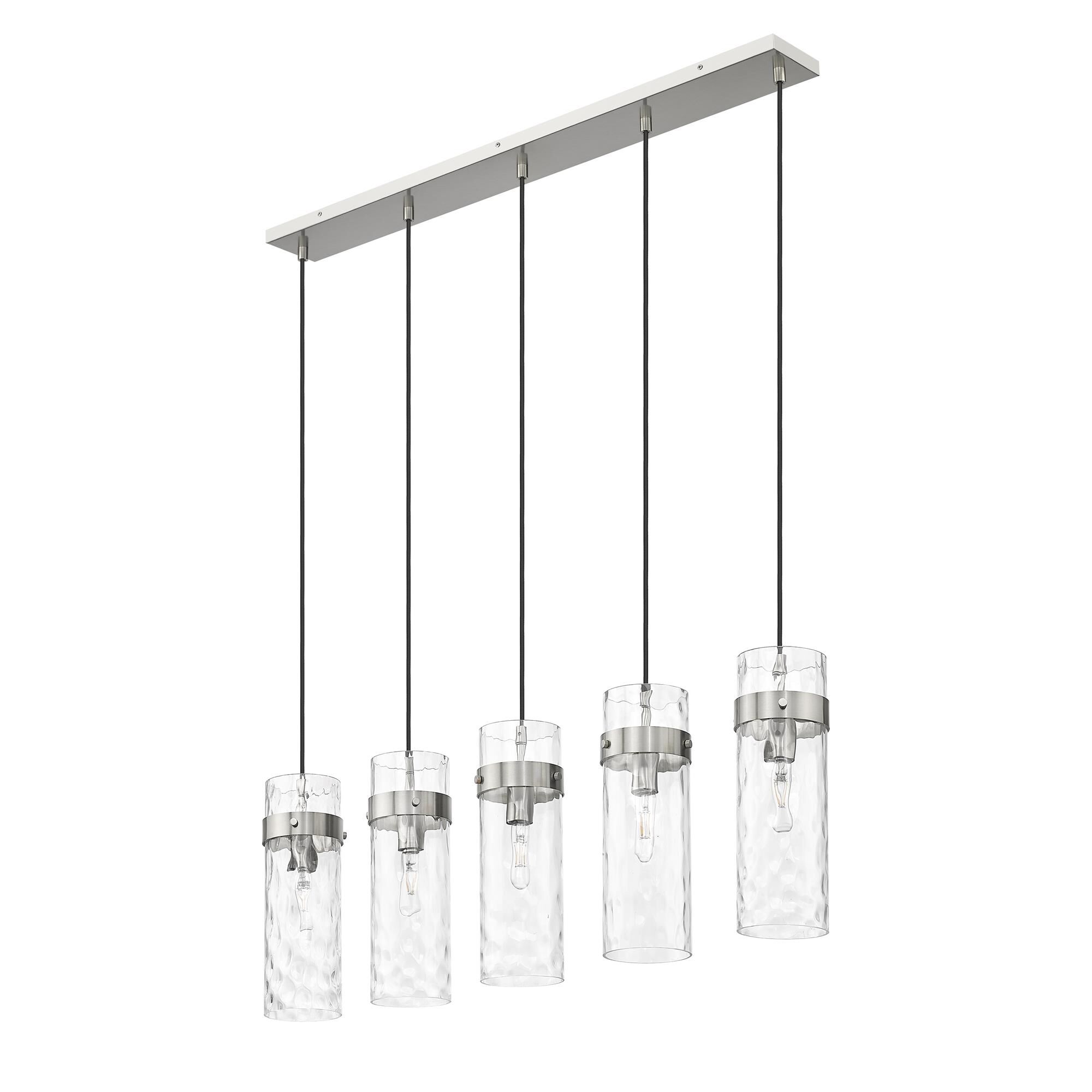 Fontaine 44 Inch 5 Light Linear Chandelier,