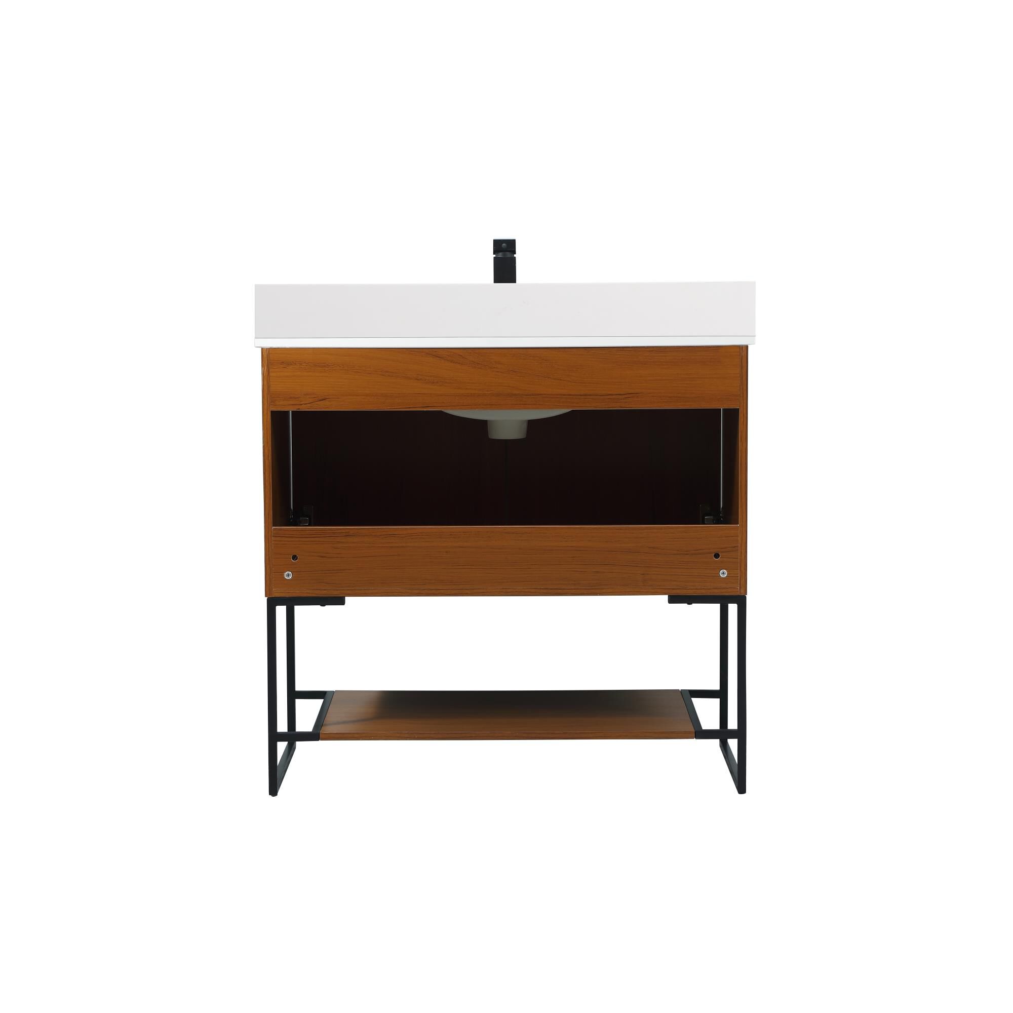 Shown in Teak finish