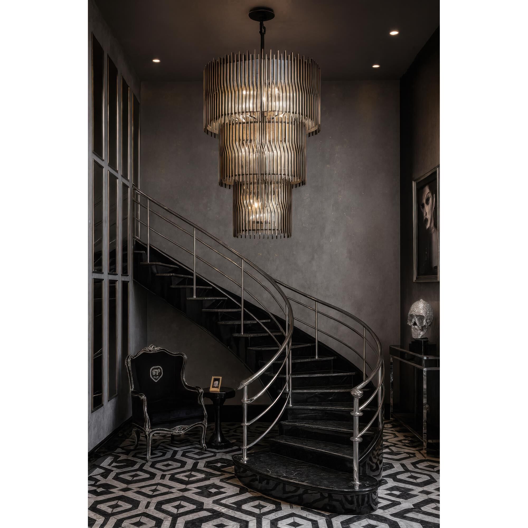 Ron Henderson Park Row 32 Inch Chandelier by Varaluz