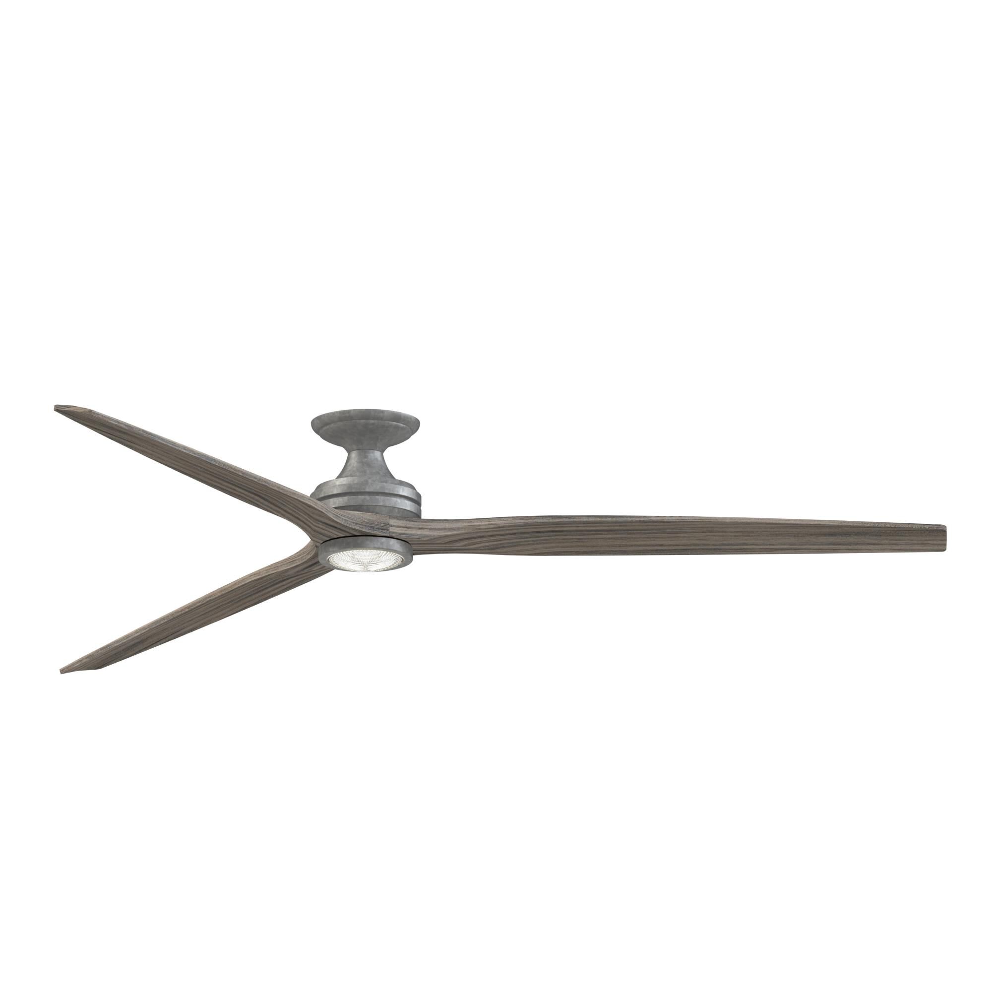 Spitfire 84 Inch Flush Mount Fan with Light Kit by Fanimation