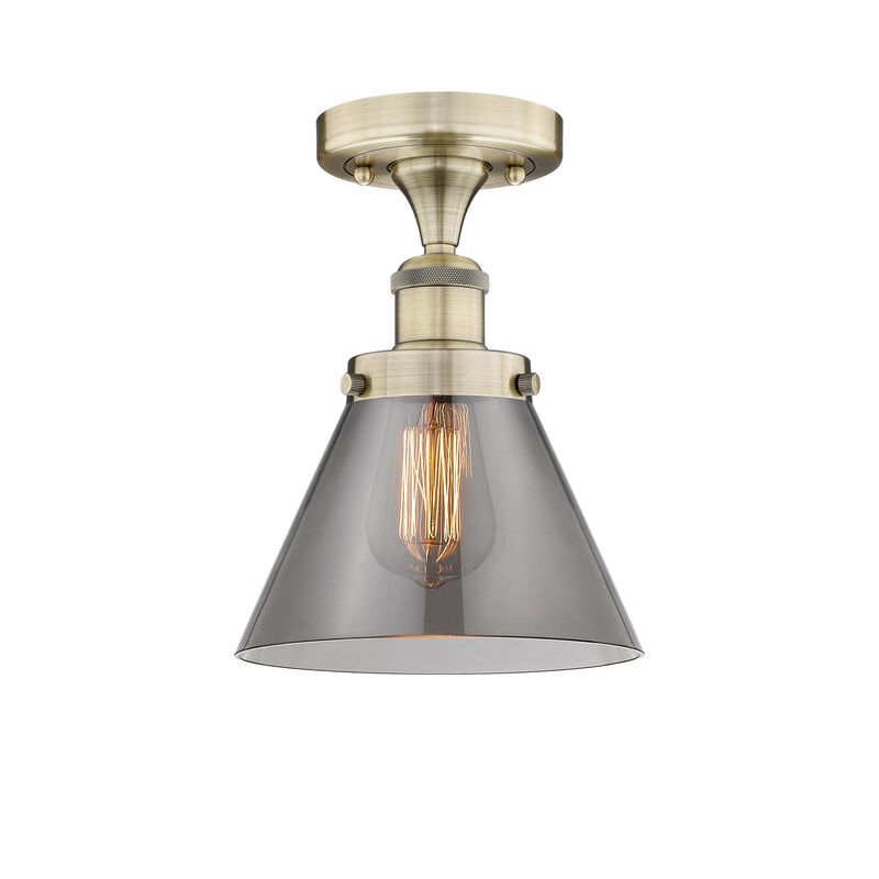 Bruno Marashlian Cone 7 Inch 1 Light Semi Flush Mount by Innovations Lighting