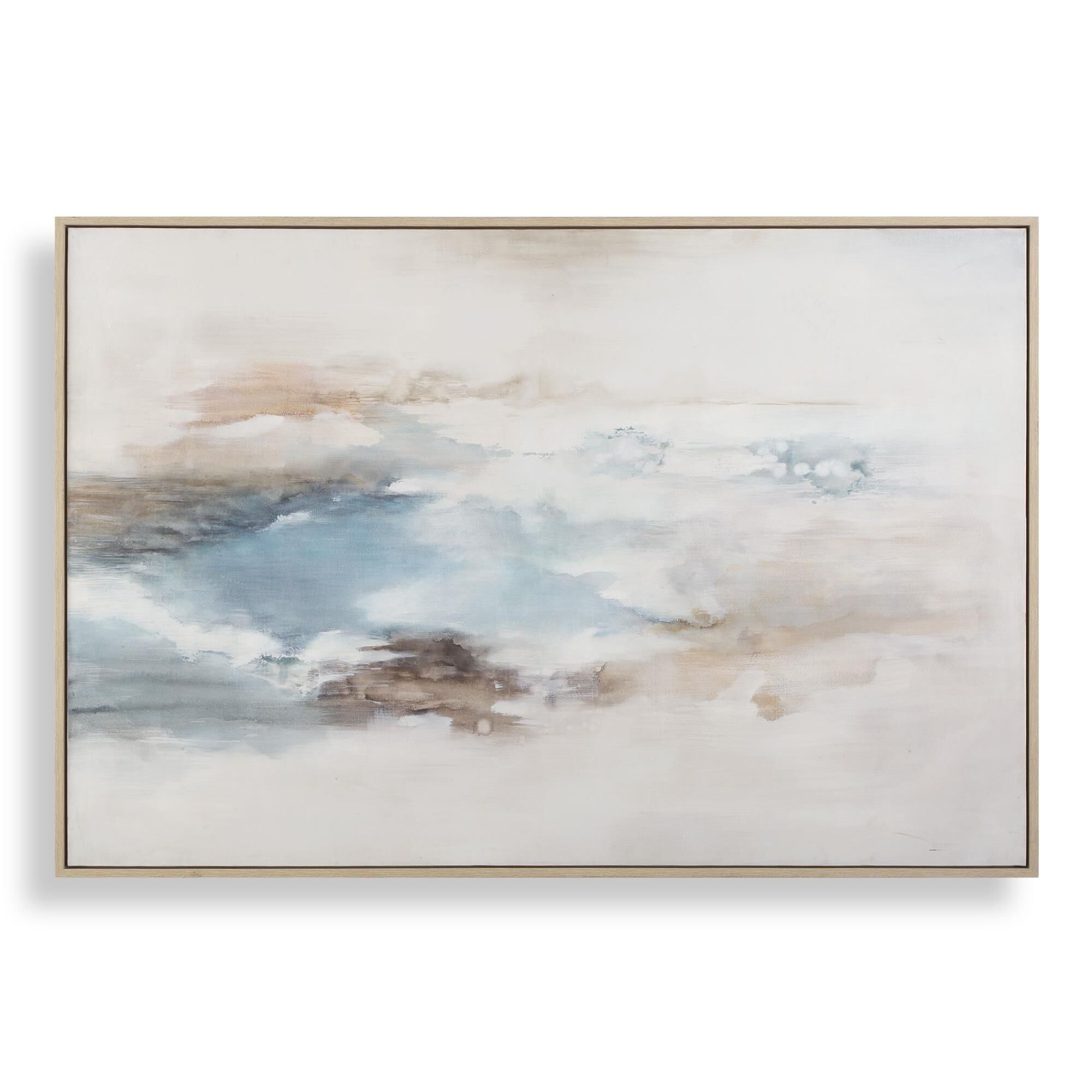 Uttermost Chasing Blue Coastal Canvas Art Painting by Uttermost