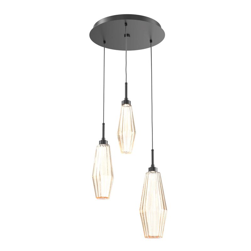 Aalto 17 Inch 3 Light Multi Light Pendant by Hammerton Studio