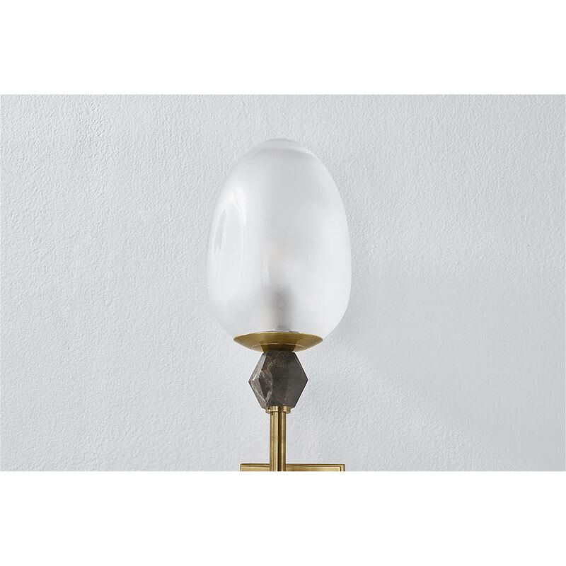 Noz Nozawa Daith Large Wall Sconce by Corbett Lighting