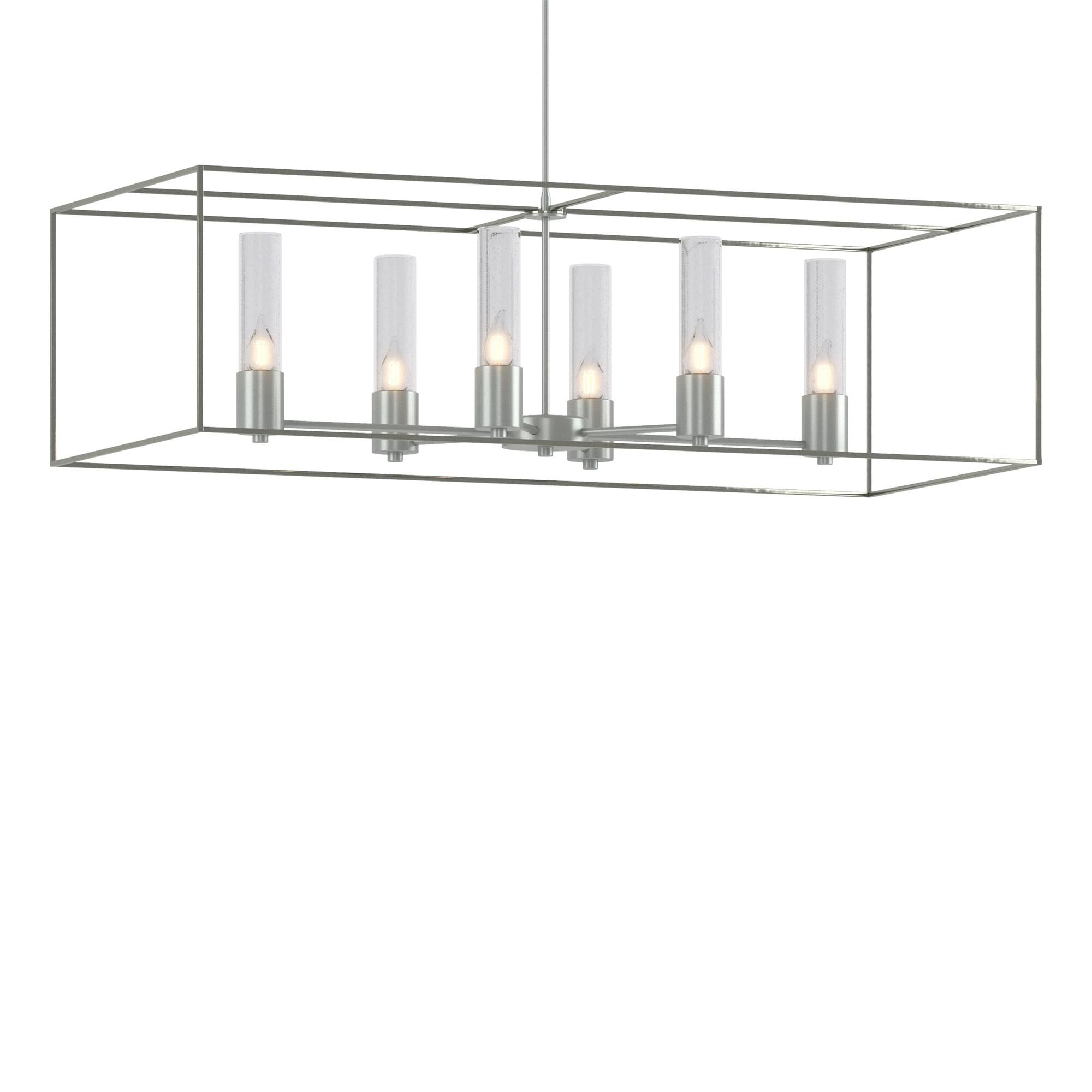 Shown in Vintage Platinum finish and Clear glass and Sterling accent