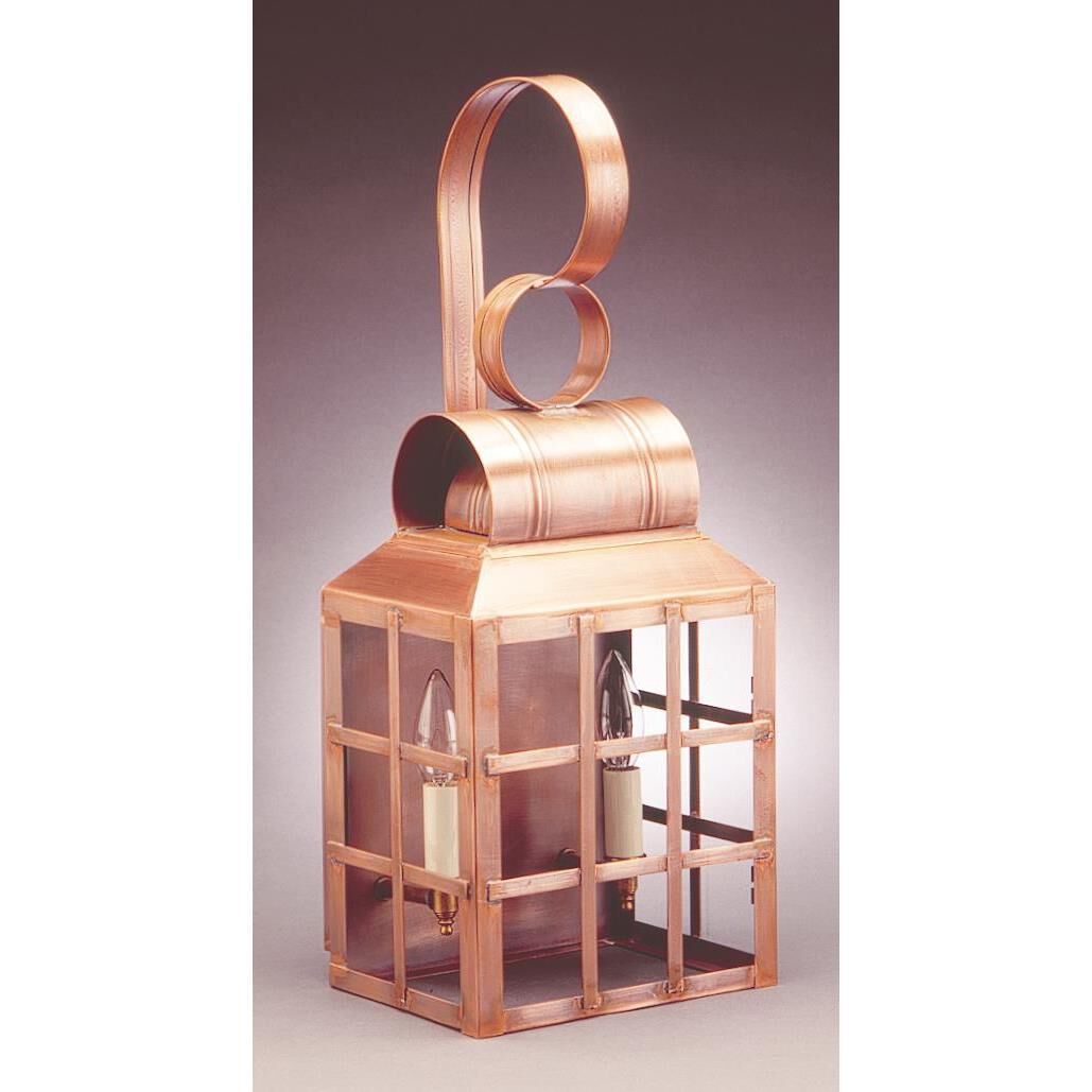 Lynn 20 Inch Tall 2 Light Outdoor Wall Light by Northeast Lantern