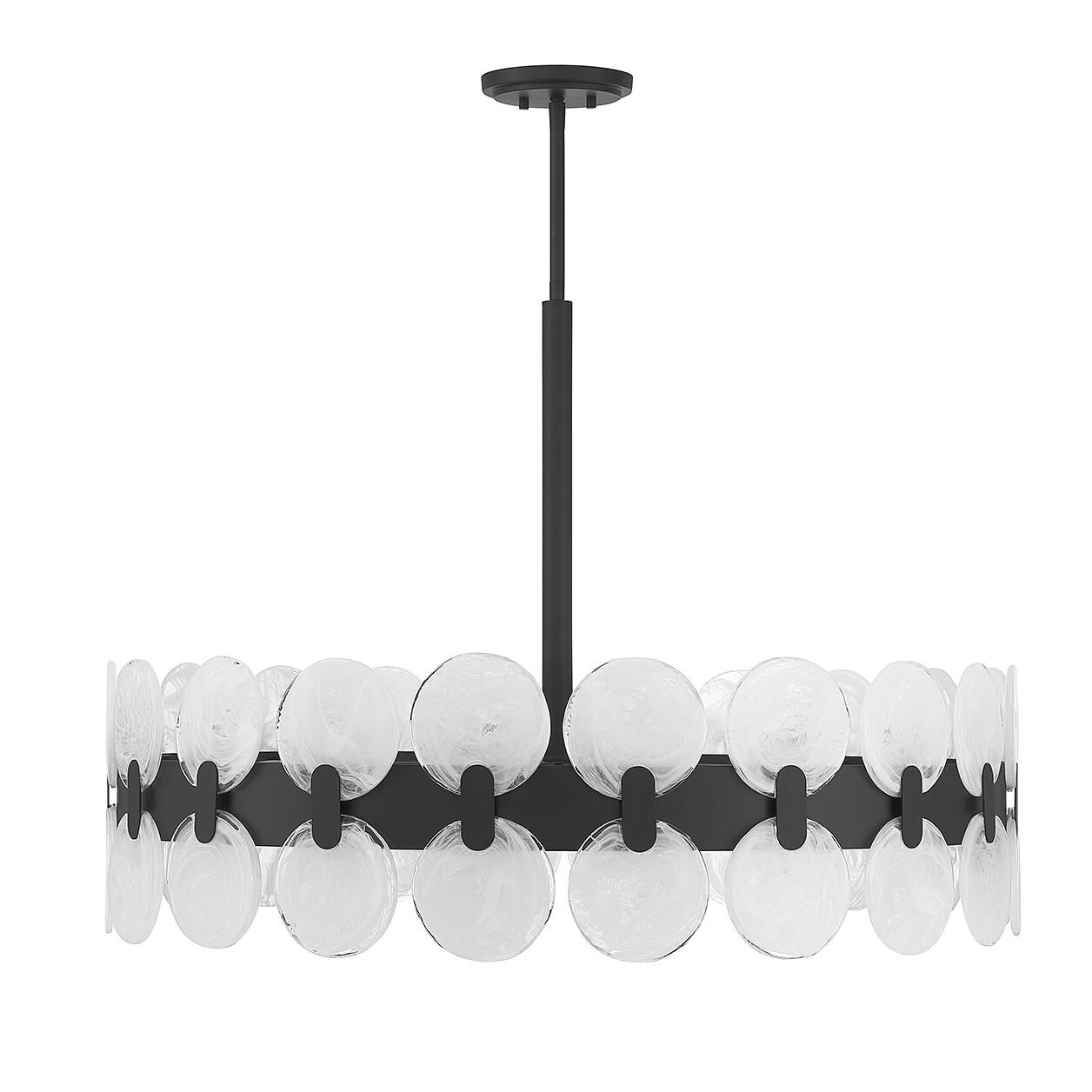Boca 35 Inch 10 Light Chandelier by Savoy House