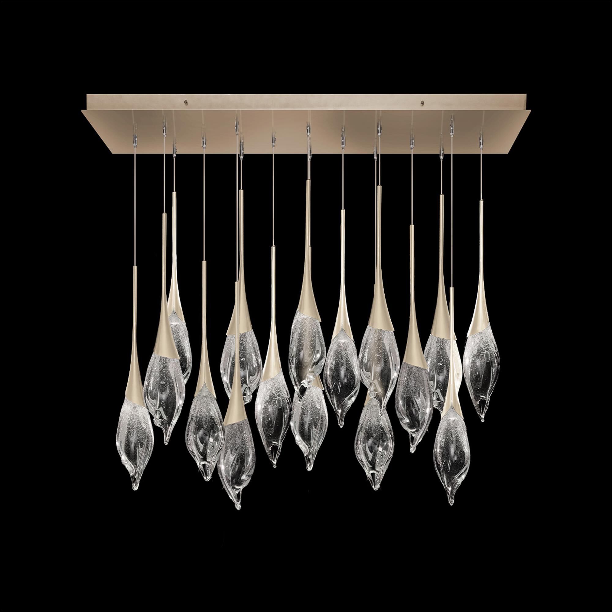 Mayu 54 Inch Linear Suspension Light by Fine Art Handcrafted Lighting
