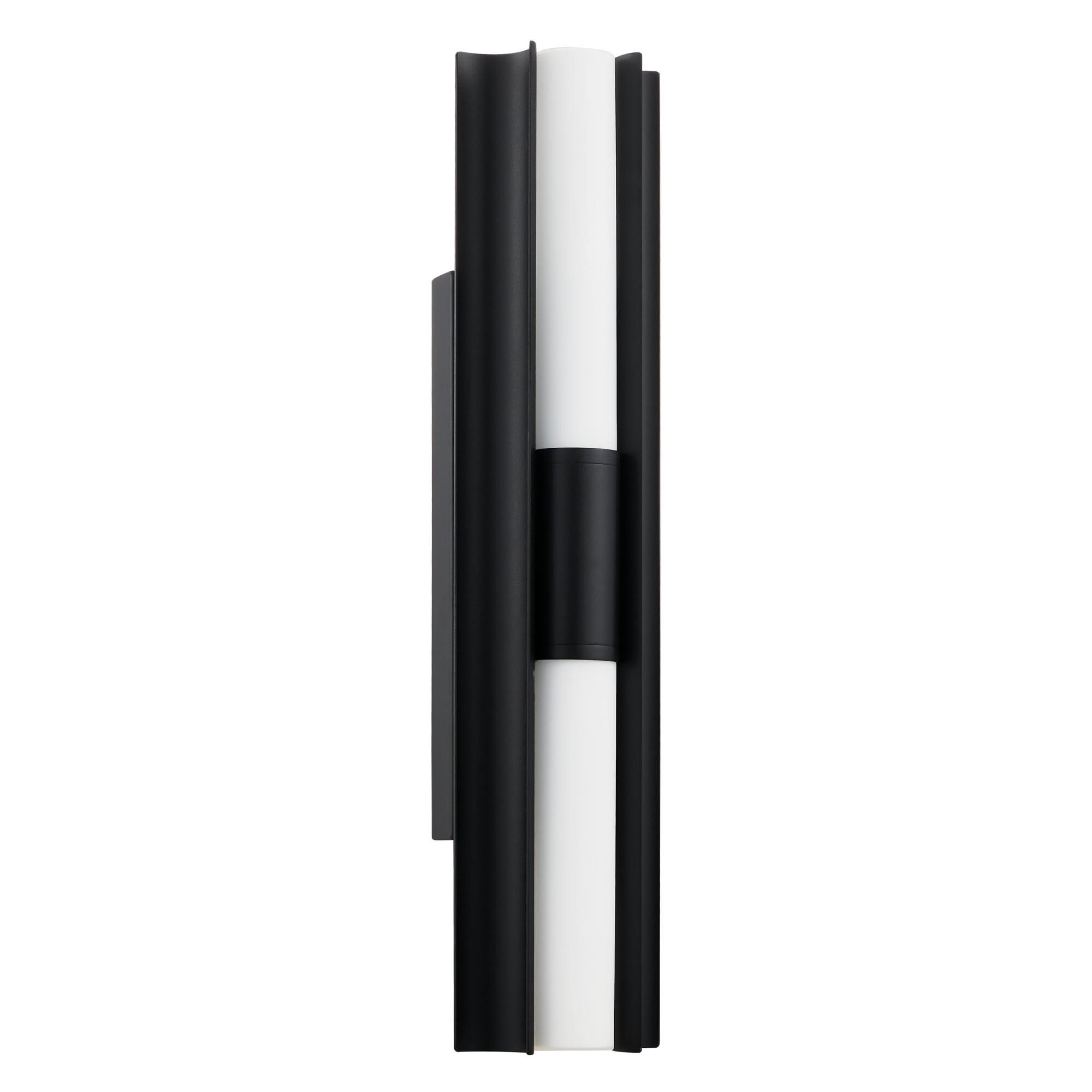 Shown in Textured Black finish and Etched Opal glass