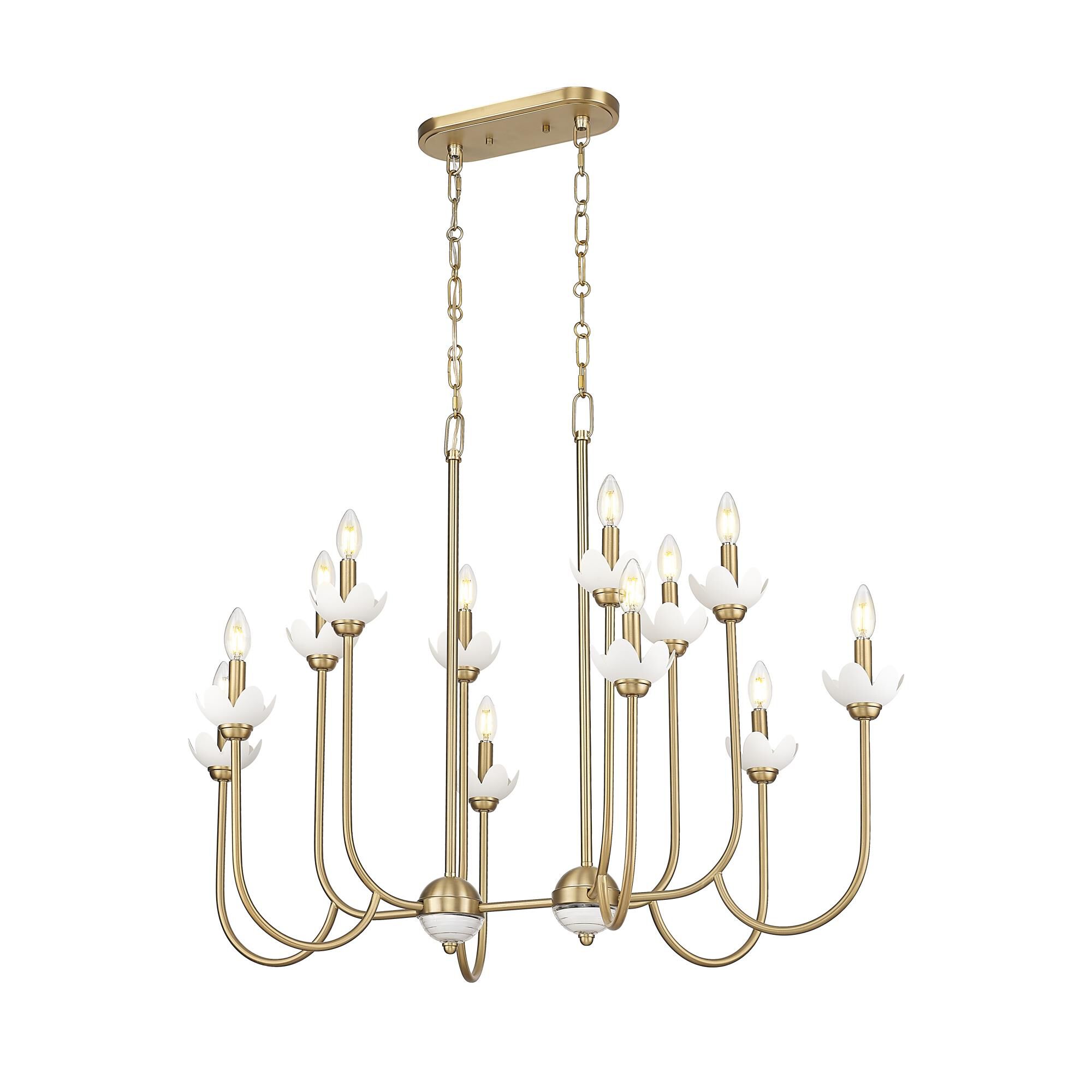 Shown in Modern Gold finish and Clear Ribbed glass and Clear Ribbed shade