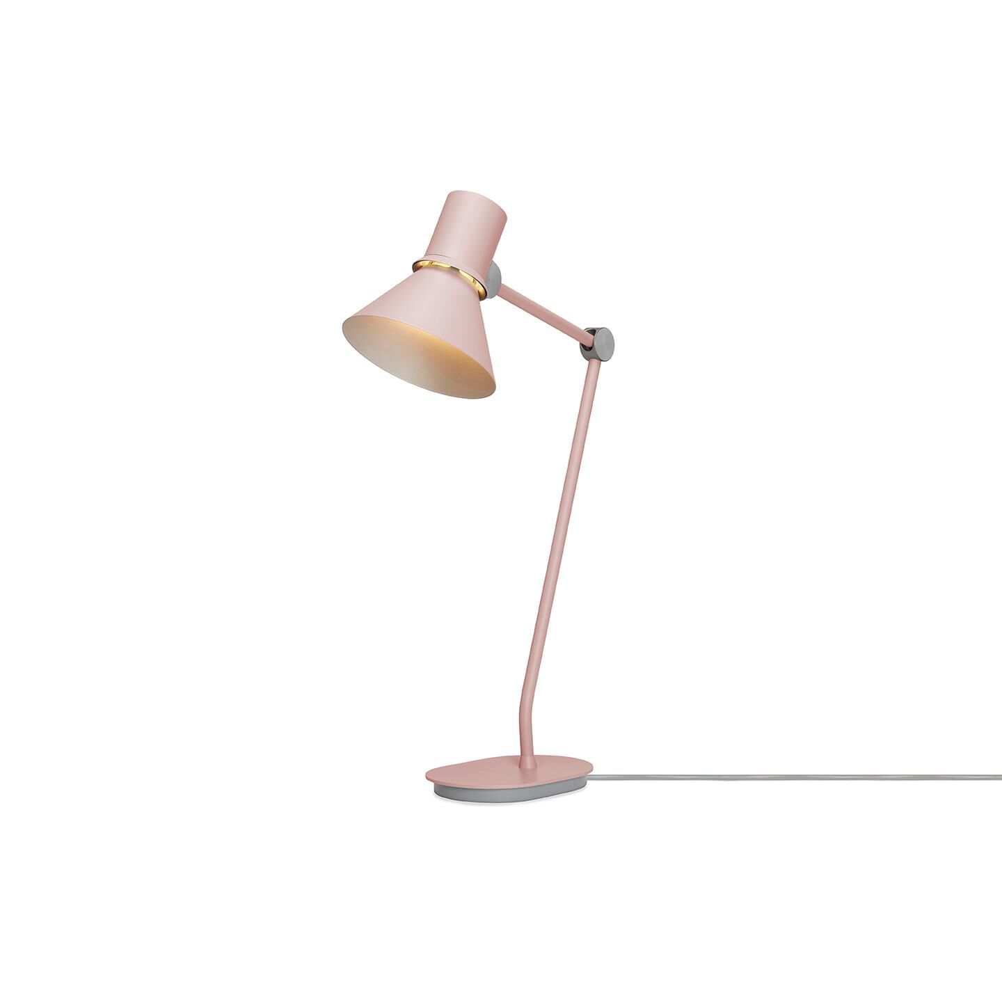 Shown in Rose Pink finish and Aluminum shade