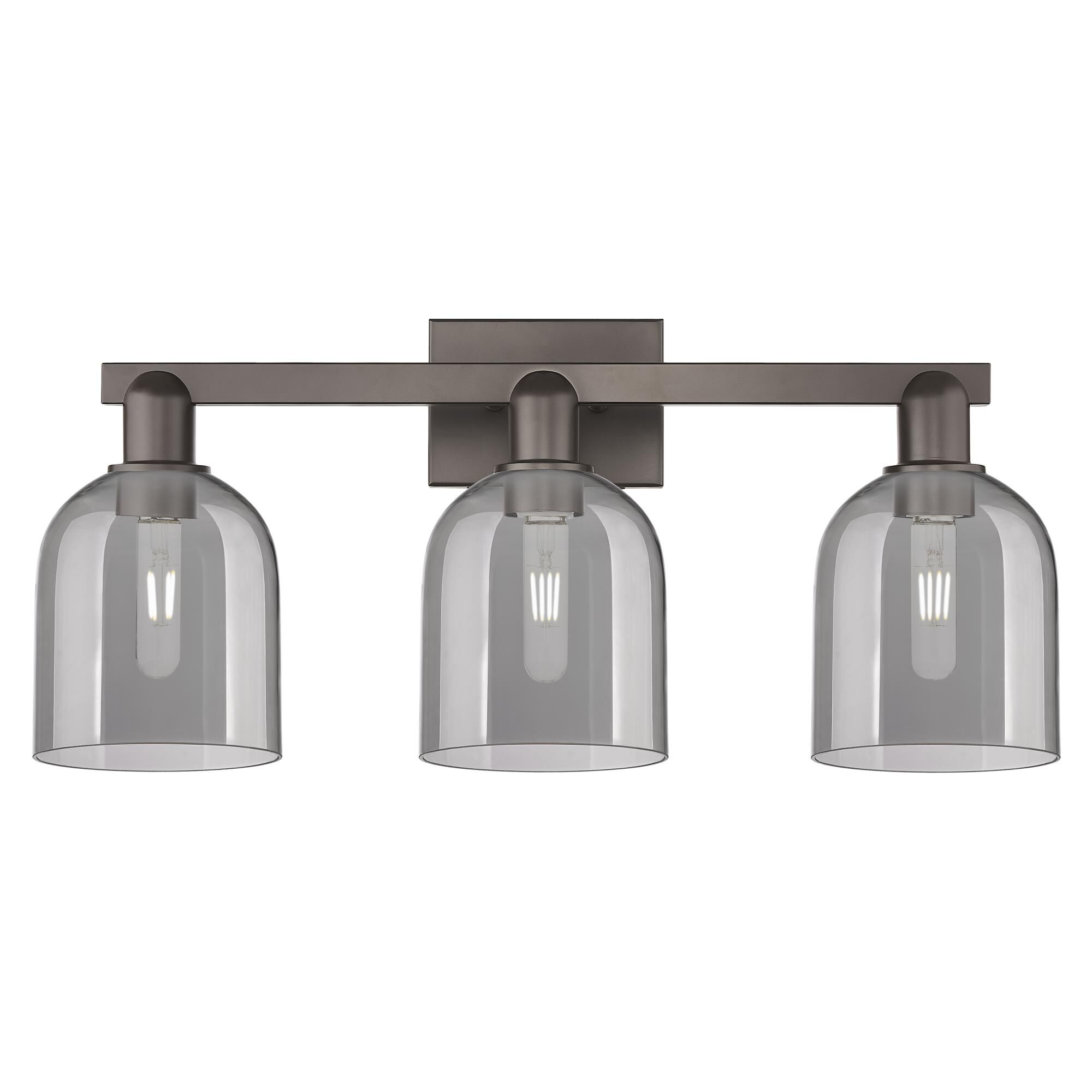 Shown in Oil Rubbed Bronze finish and Light Smoke glass