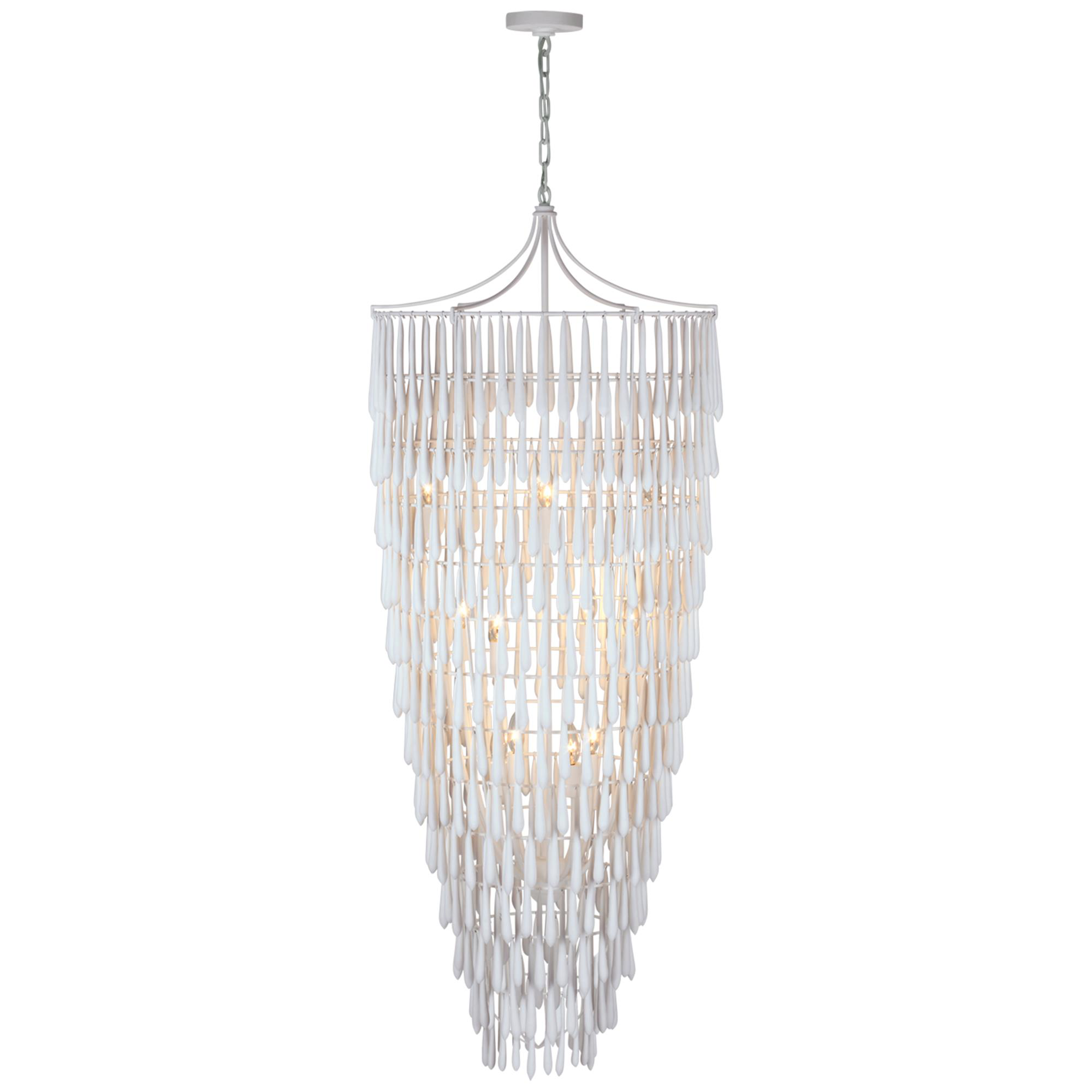 Shown in Plaster White finish and No Option shade