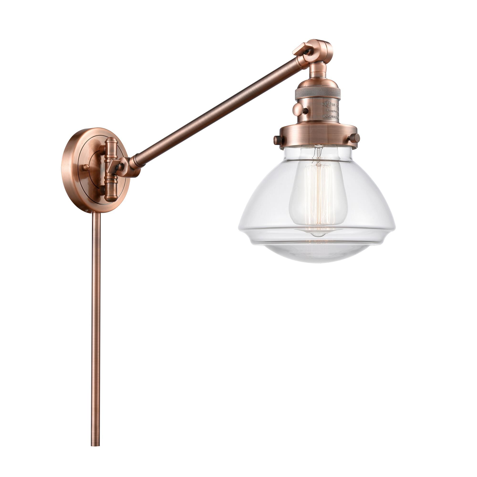 Bruno Marashlian Olean Wall Swing Lamp by Innovations Lighting