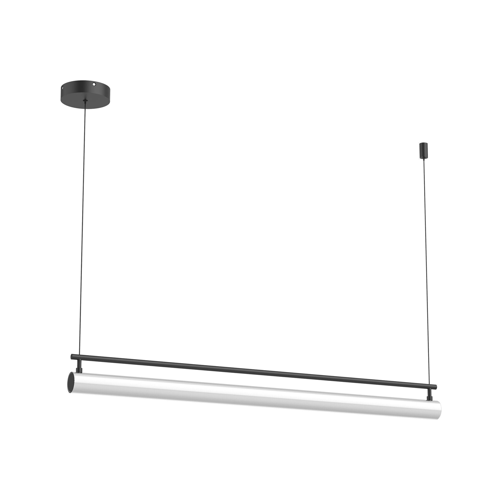 Shown in Black finish and Frosted glass