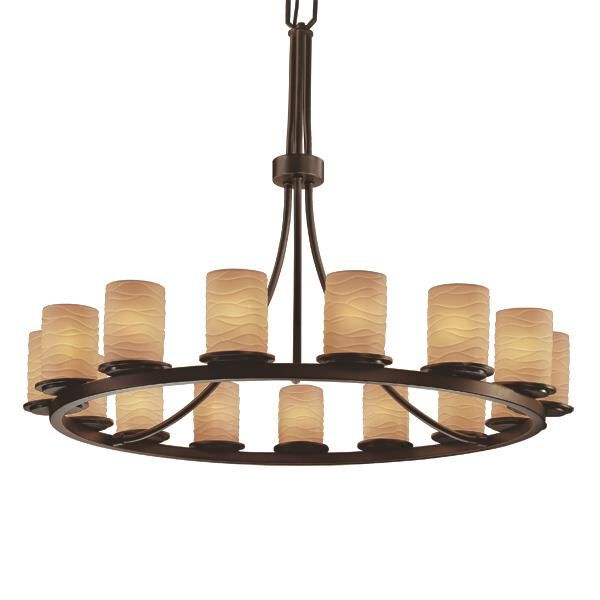 Limoges 42 Inch 15 Light Chandelier by Justice Design Group
