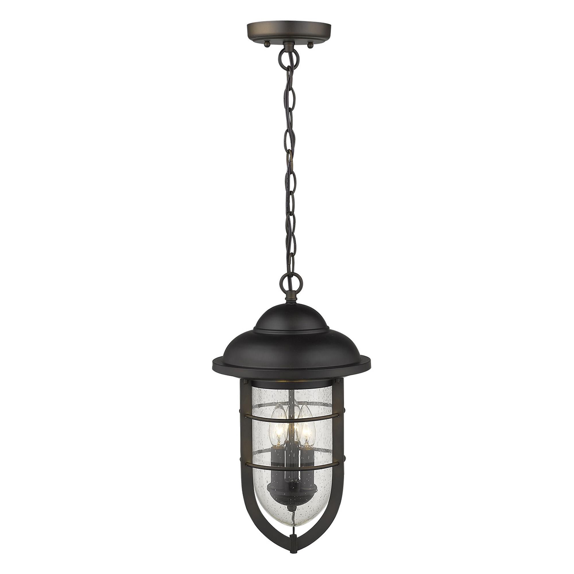 Dylan 18 Inch Tall 3 Light Outdoor Hanging Lantern by Acclaim Lighting