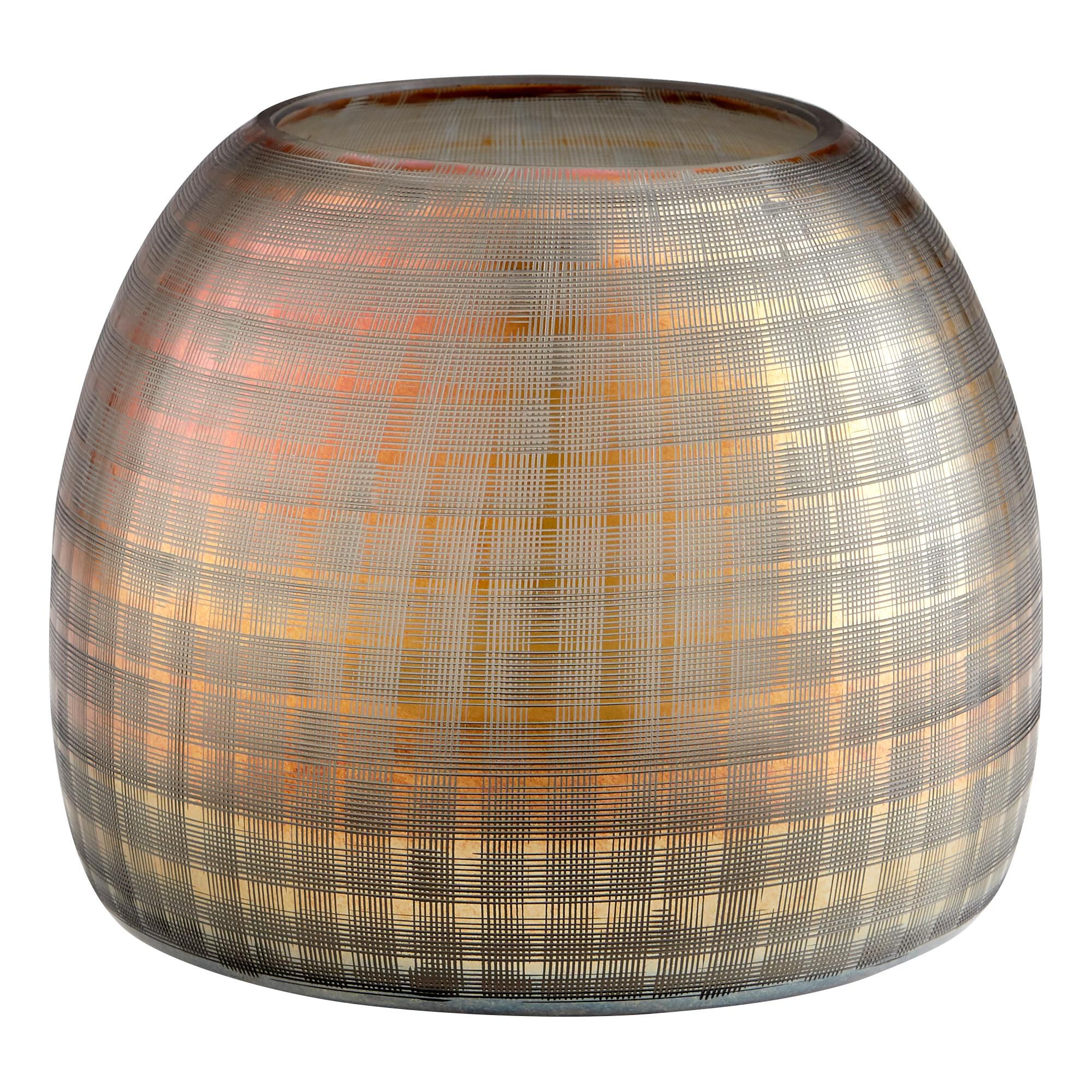 Gradient Grid Vase-Urn by Cyan Designs
